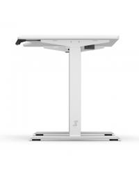 MESA GAMER DT3 F40 PRO WHITE, ALTURA AJUSTAVEL, BORDA CURVADA, BRANCA