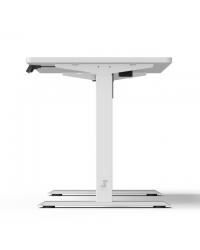 MESA GAMER DT3 F40 PRO WHITE, ALTURA AJUSTAVEL, BORDA CURVADA, BRANCA