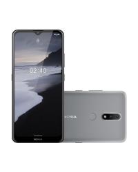 SMARTPHONE NOKIA 2.4 TELA 6,5" HD+ CAMERA TRASEIRA DUPLA 13MP + 12MP, ARMAZENAMENTO 64GB + 3GB RAM CINZA NK015