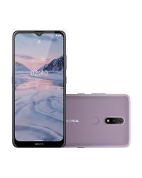 SMARTPHONE NOKIA 2.4 TELA 6,5" HD+ CAMERA TRASEIRA DUPLA 13MP + 12MP, ARMAZENAMENTO 64GB + 3GB RAM ROXO NK016