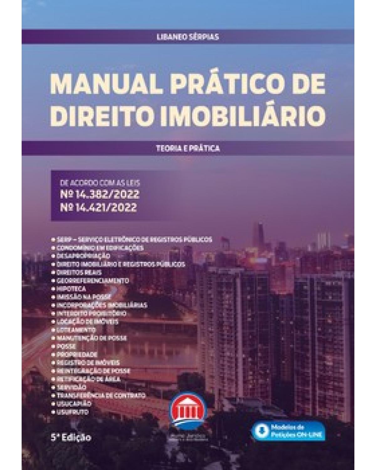 Manual prático de direito imobiliário - 5ª Edição | 2023