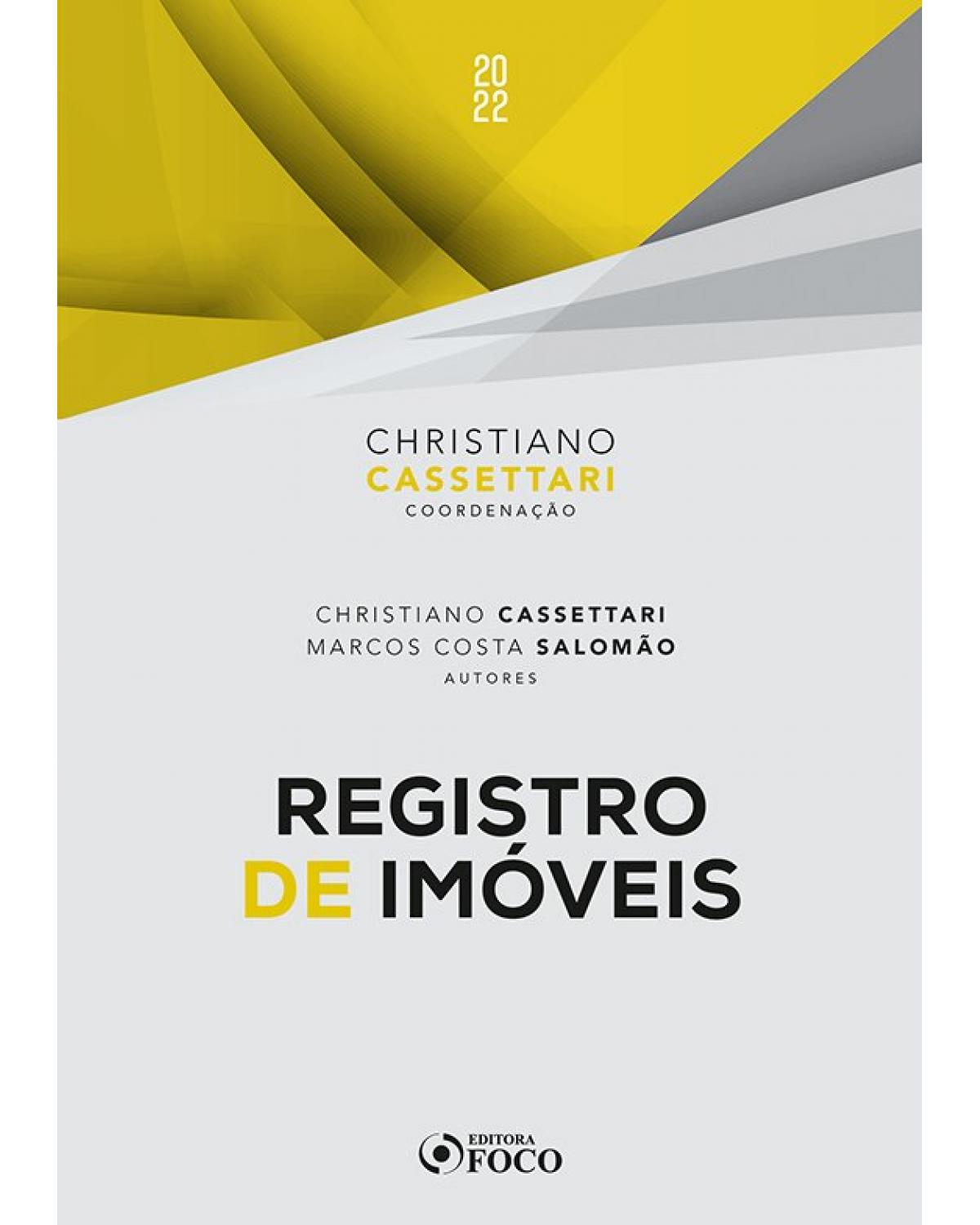 Registro de imóveis - 1ª Edição | 2022