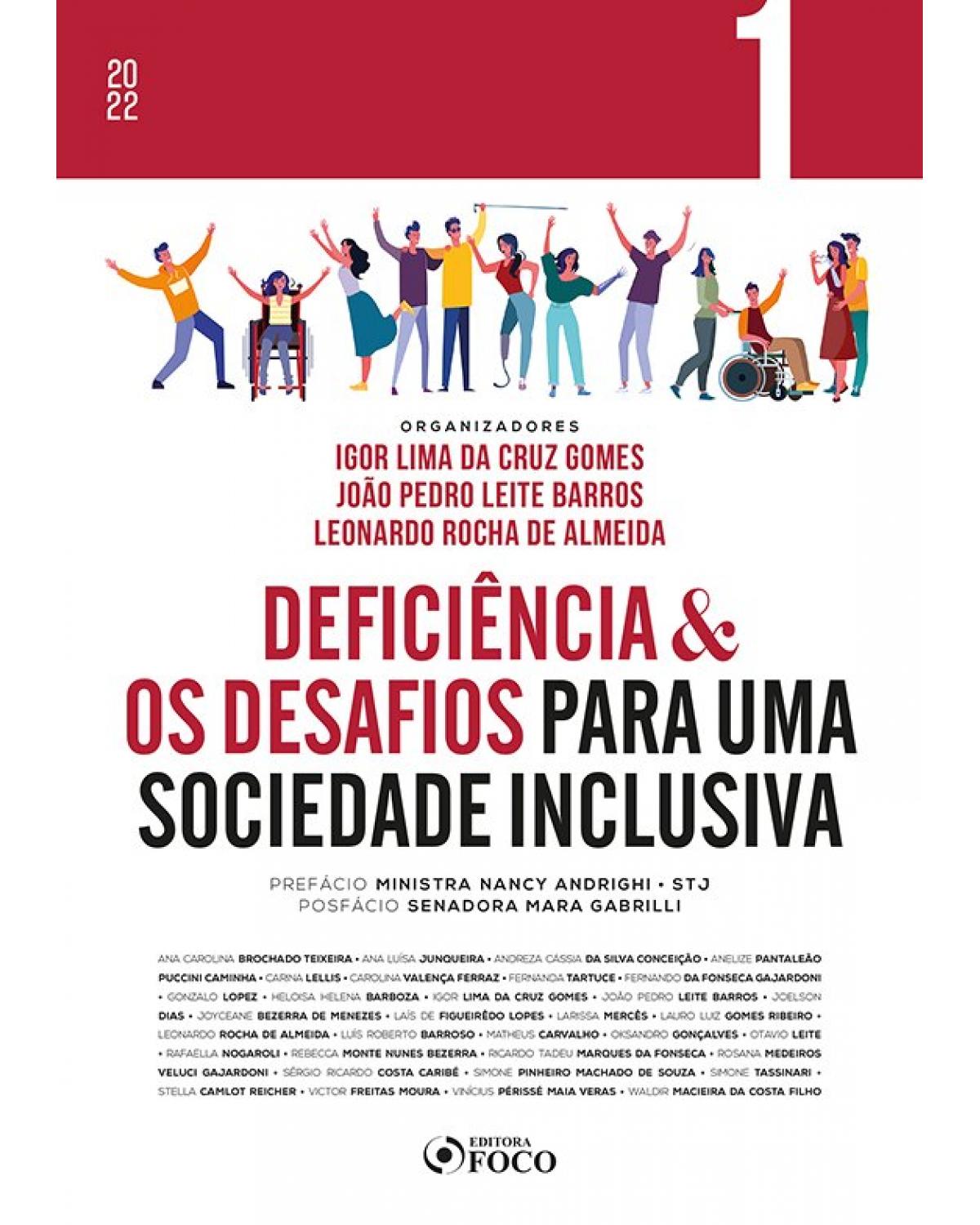 Deficiência & os desafios para uma sociedade inclusiva - Volume 1 - 1ª Edição | 2022