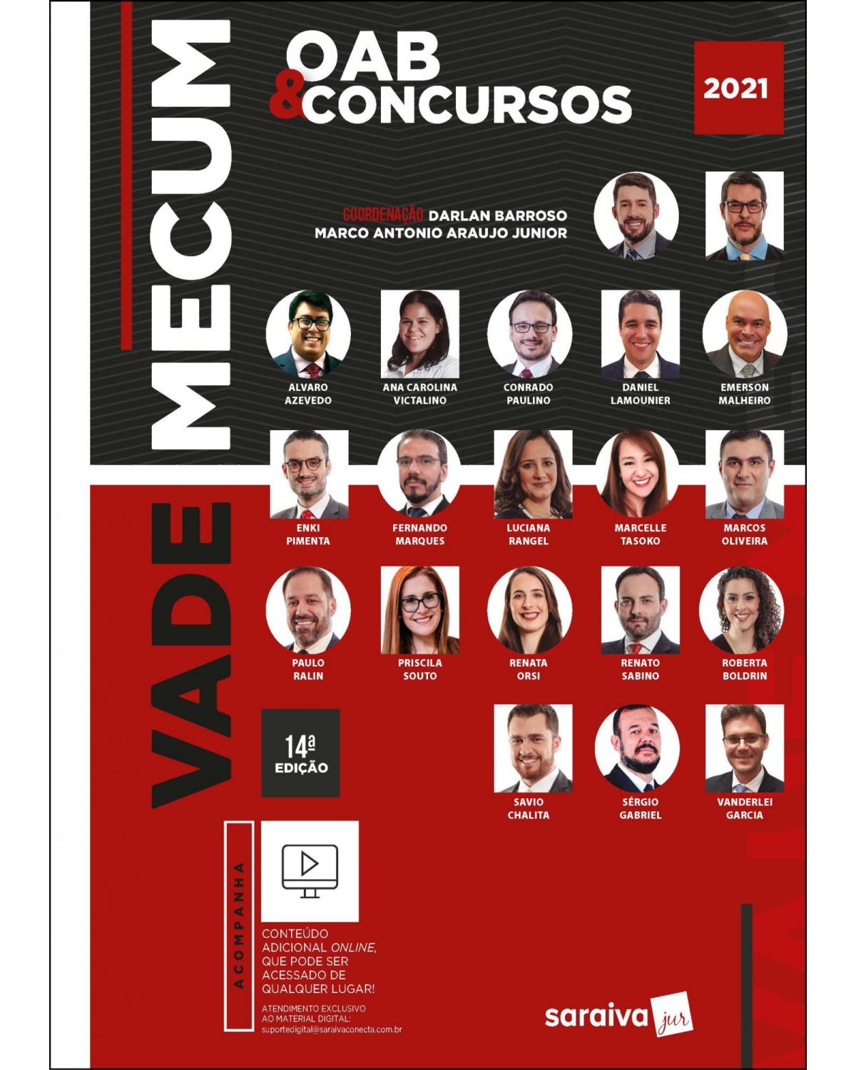 Vade mecum OAB e concursos - 14ª Edição | 2021