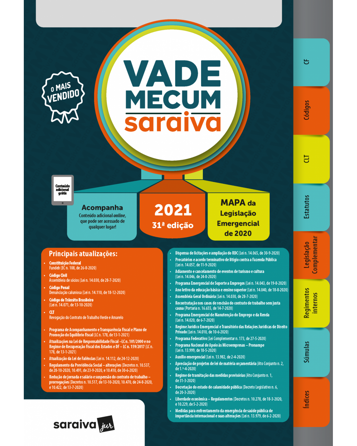 Vade mecum Saraiva - 31ª Edição | 2021