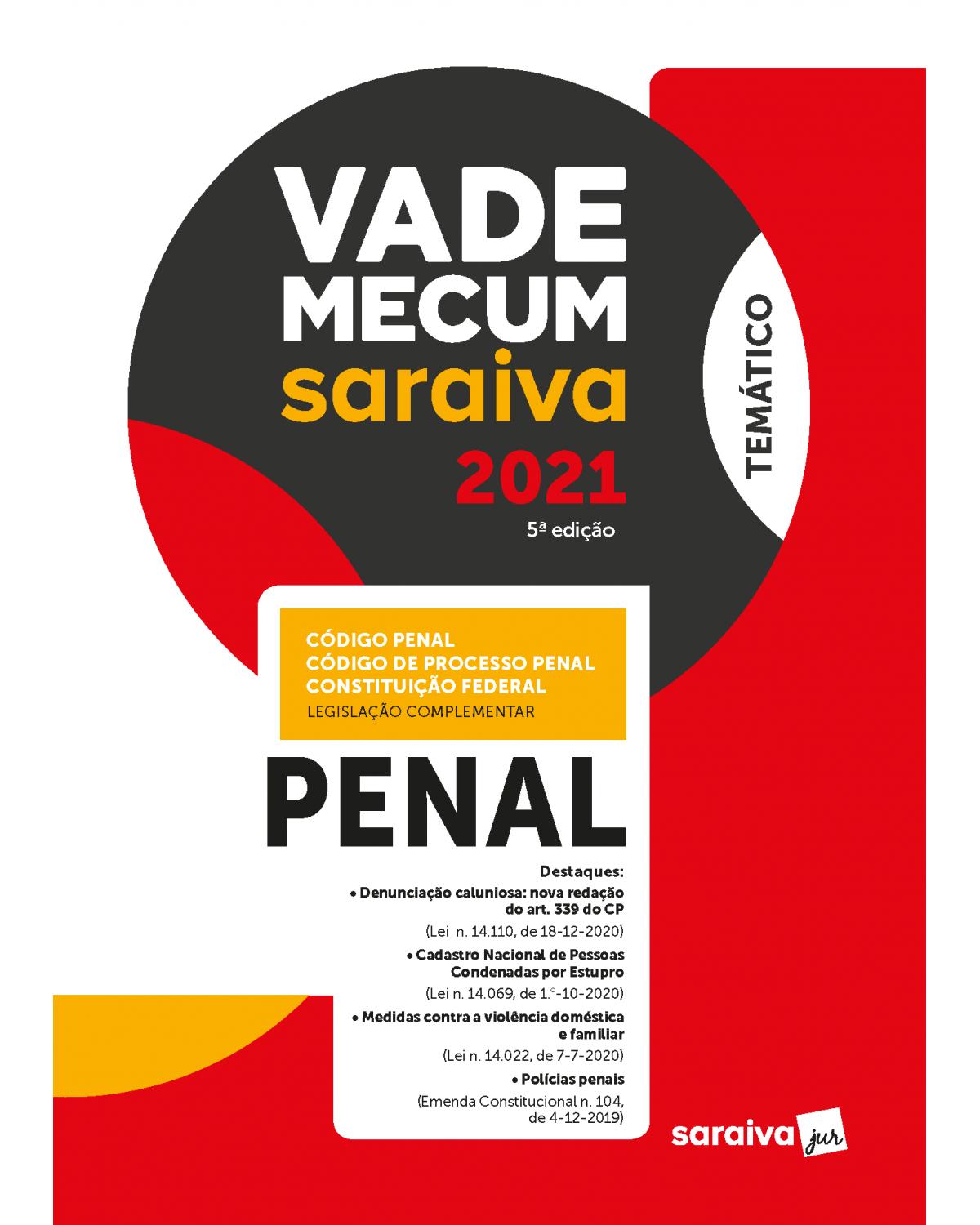 Vade mecum penal - 5ª Edição | 2021