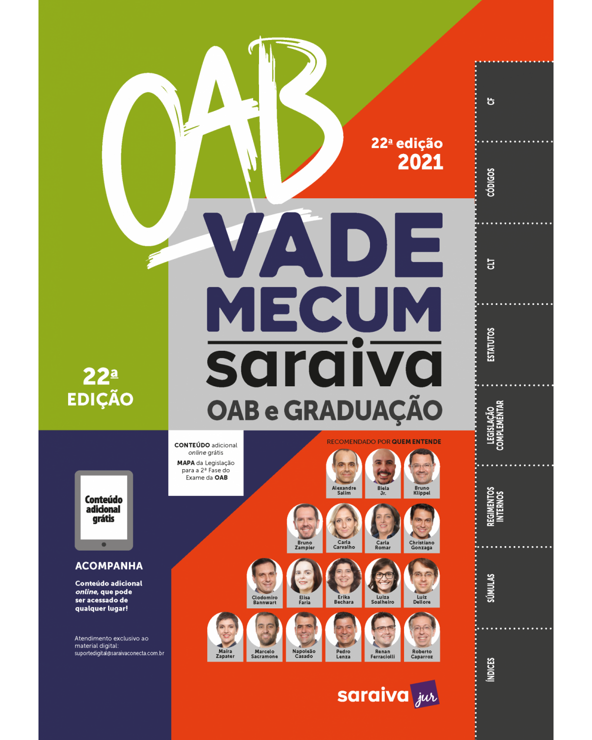 Vade mecum OAB e graduação - 21ª Edição | 2021