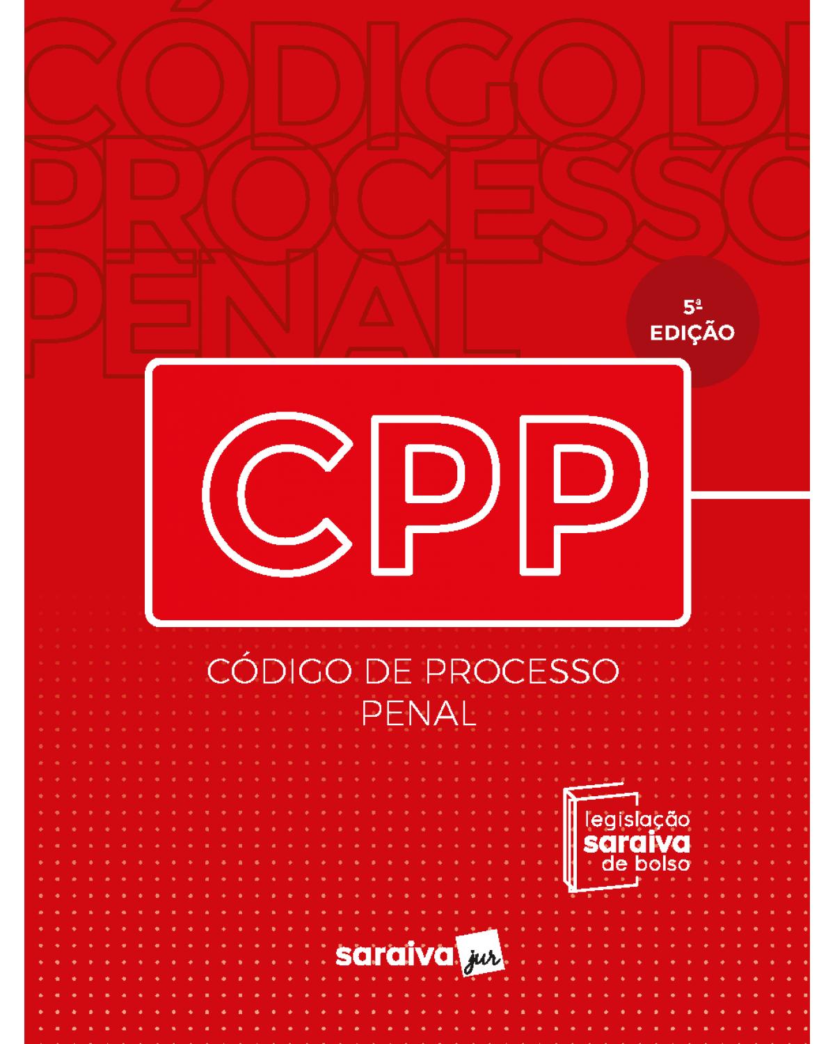 Código de processo penal - 5ª Edição | 2021