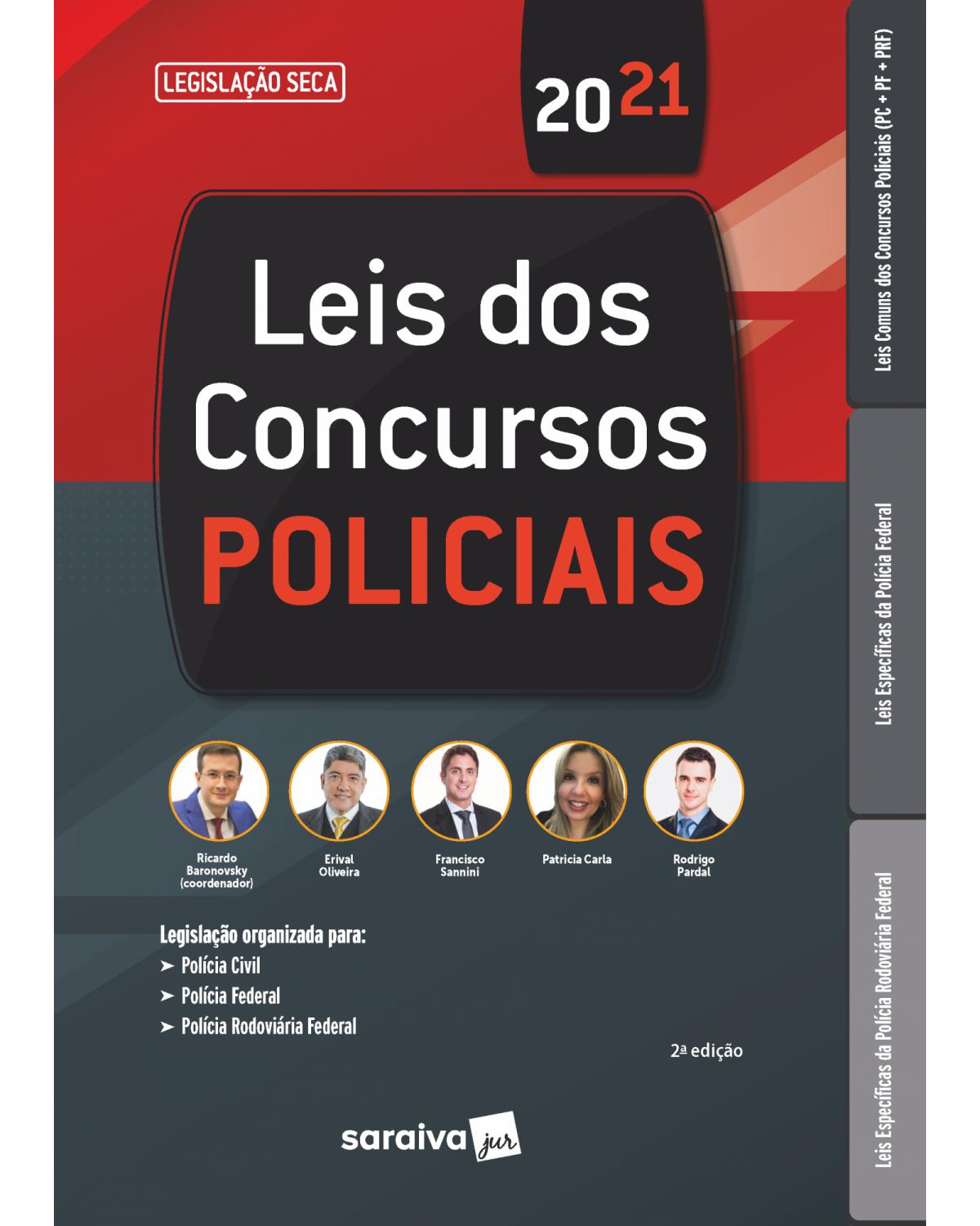 Lei dos concursos policiais - 2ª Edição | 2021