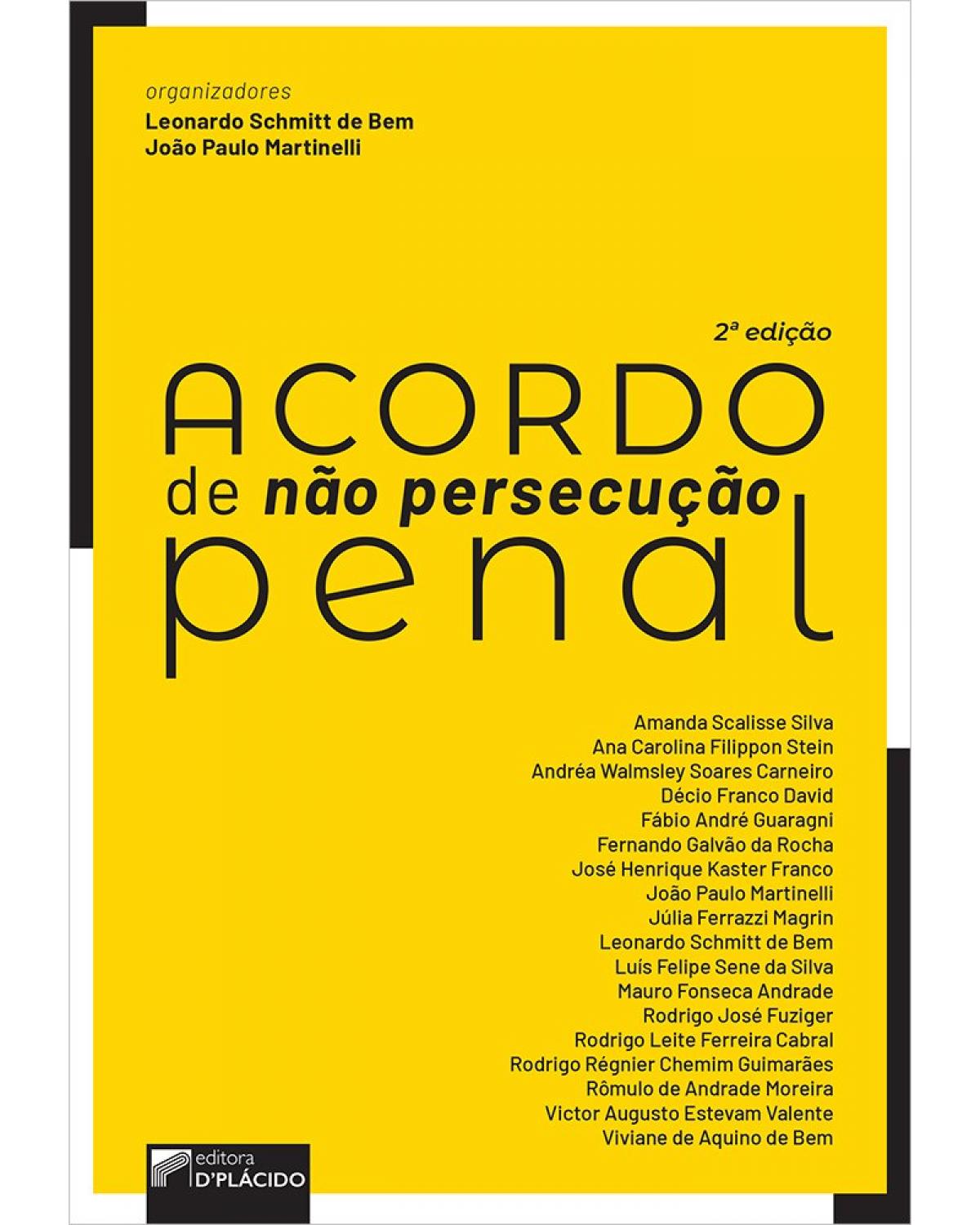 Acordo de não persecução penal - 2ª Edição | 2020