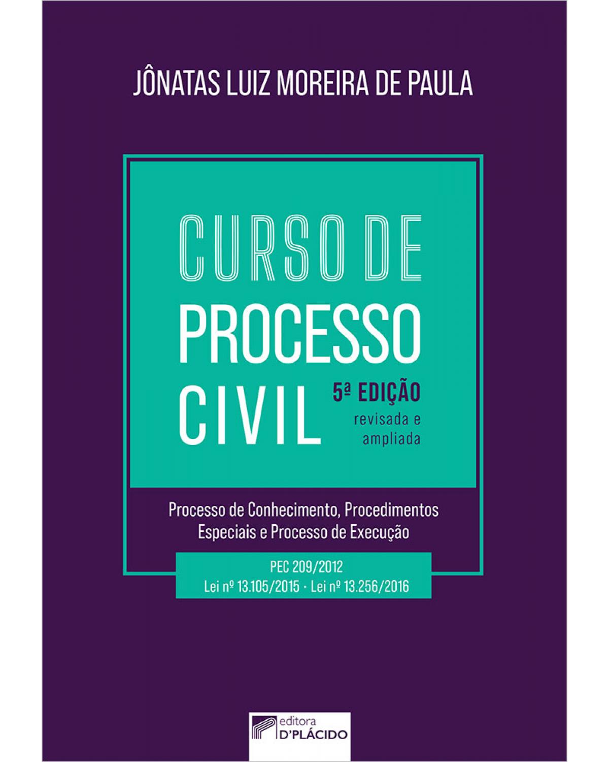 Curso de processo civil - 5ª Edição | 2021