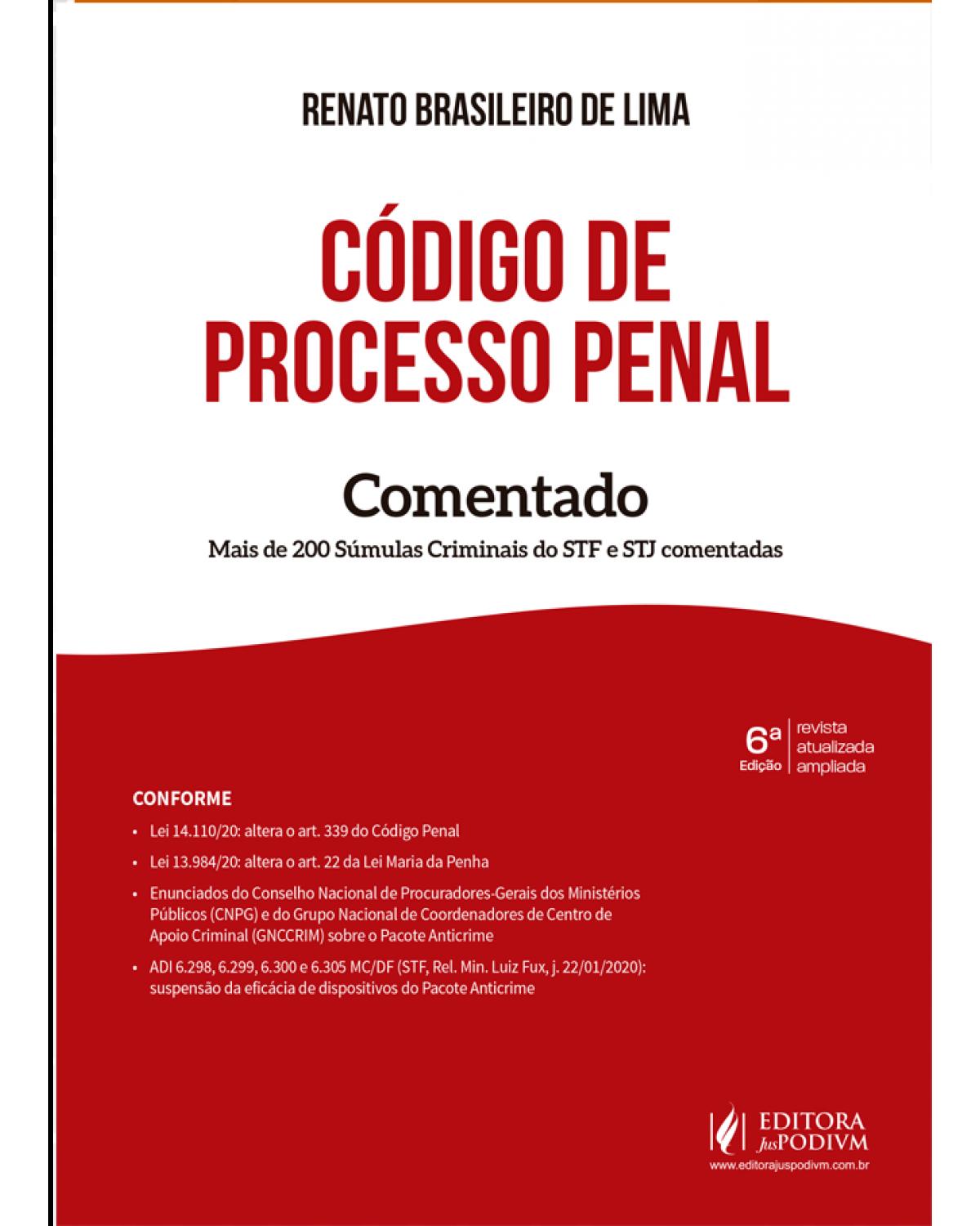 Código de processo penal comentado - 6ª Edição | 2021