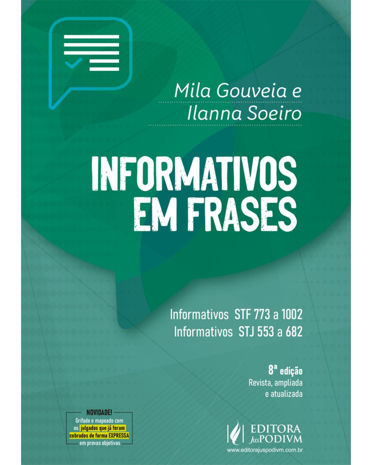 Informativos do STF e STJ em frases - 8ª Edição | 2021