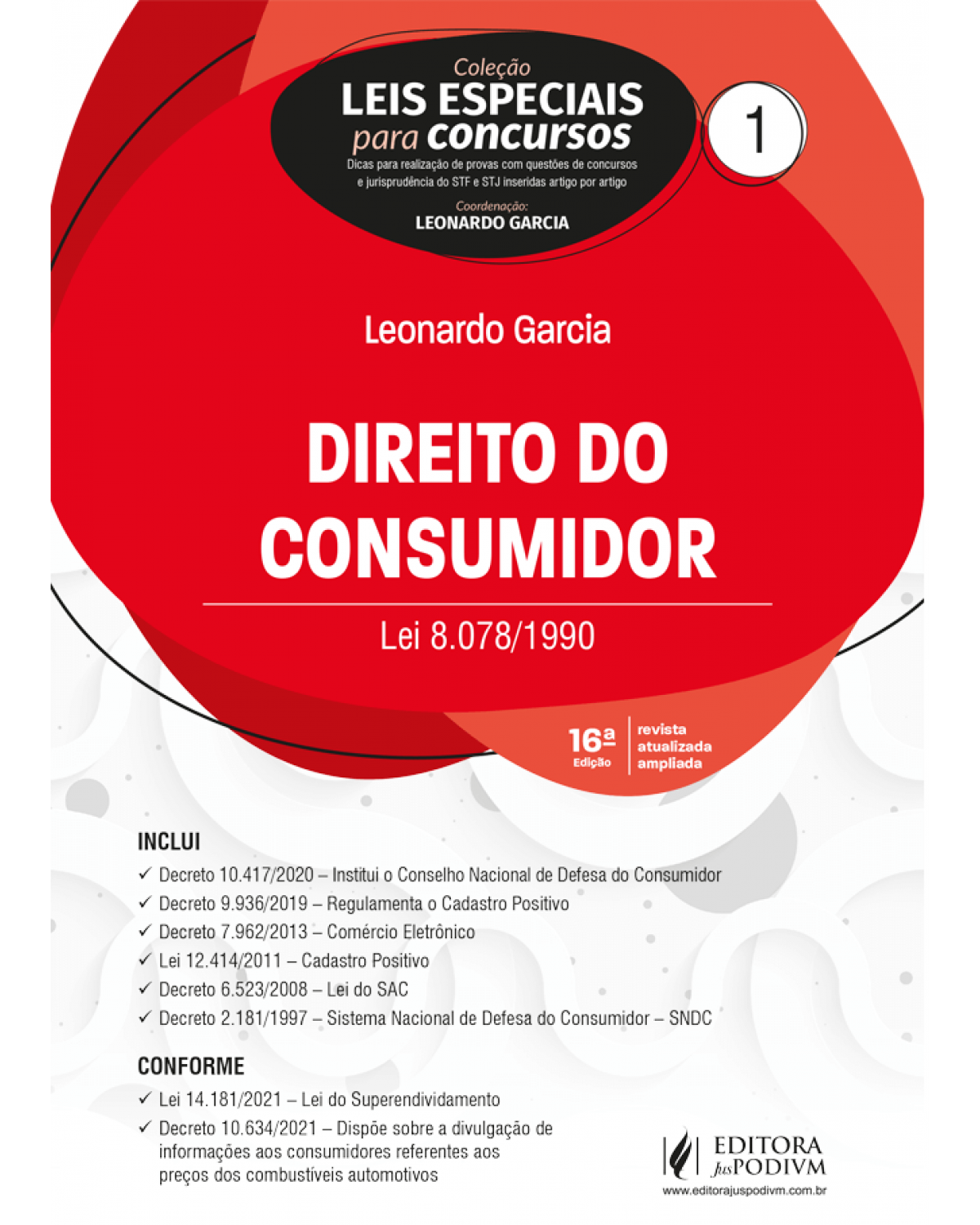 Leis especiais para concursos: Direito do consumidor - 16ª Edição | 2022