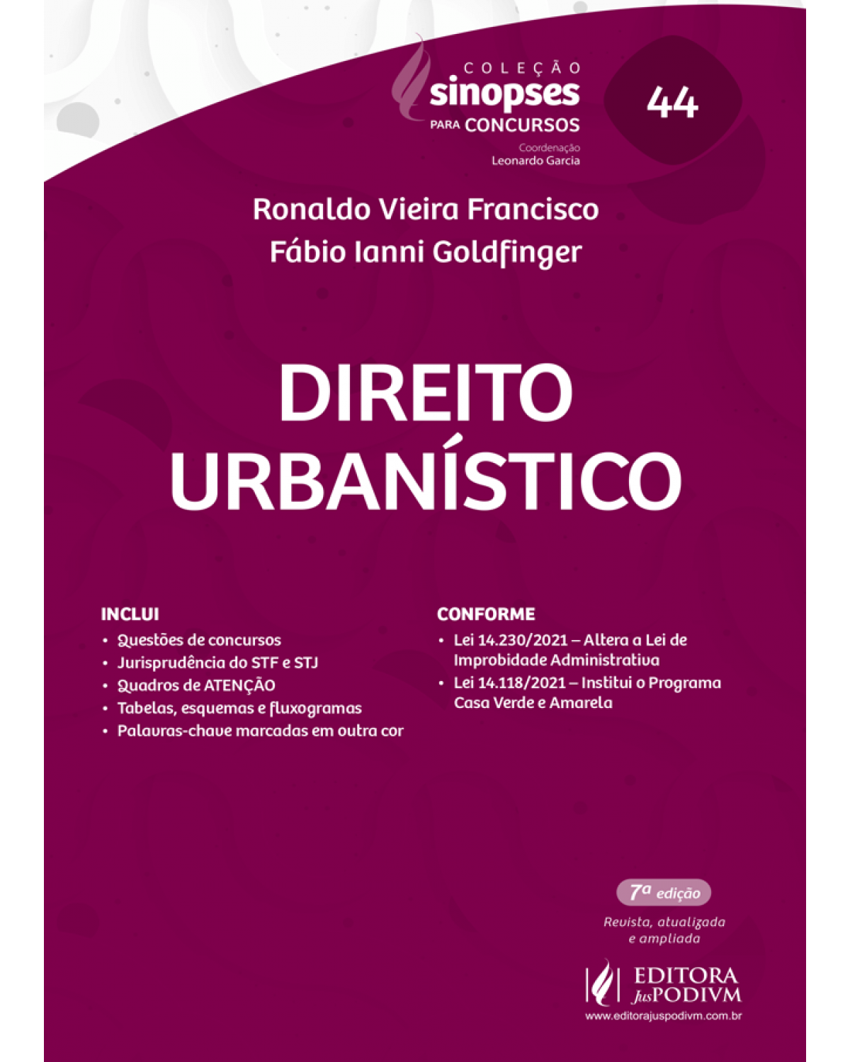 Sinopses para concursos: Direito urbanístico - Volume 44:  - 7ª Edição | 2022