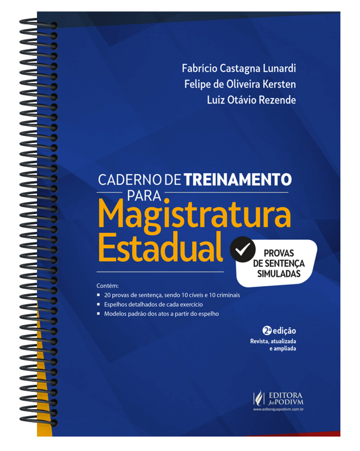 Caderno de treinamento para magistratura estadual: Provas de sentença simuladas - 2ª Edição | 2022