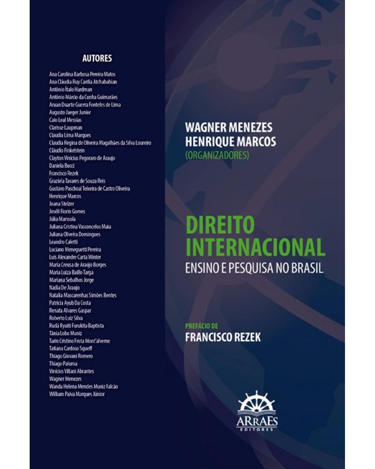 Direito internacional: ensino e pesquisa no Brasil - 1ª Edição | 2022