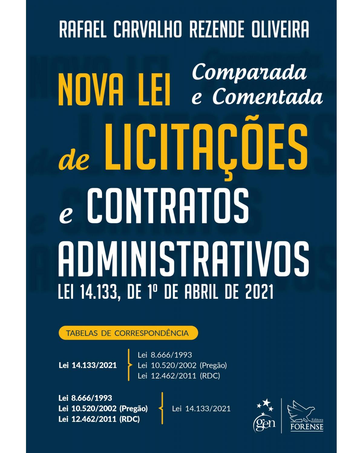 Nova lei de licitações e contratos administrativos - 1ª Edição | 2021