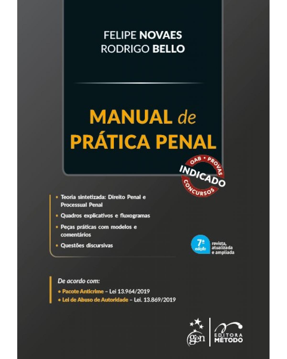 Manual de prática penal - 7ª Edição | 2021