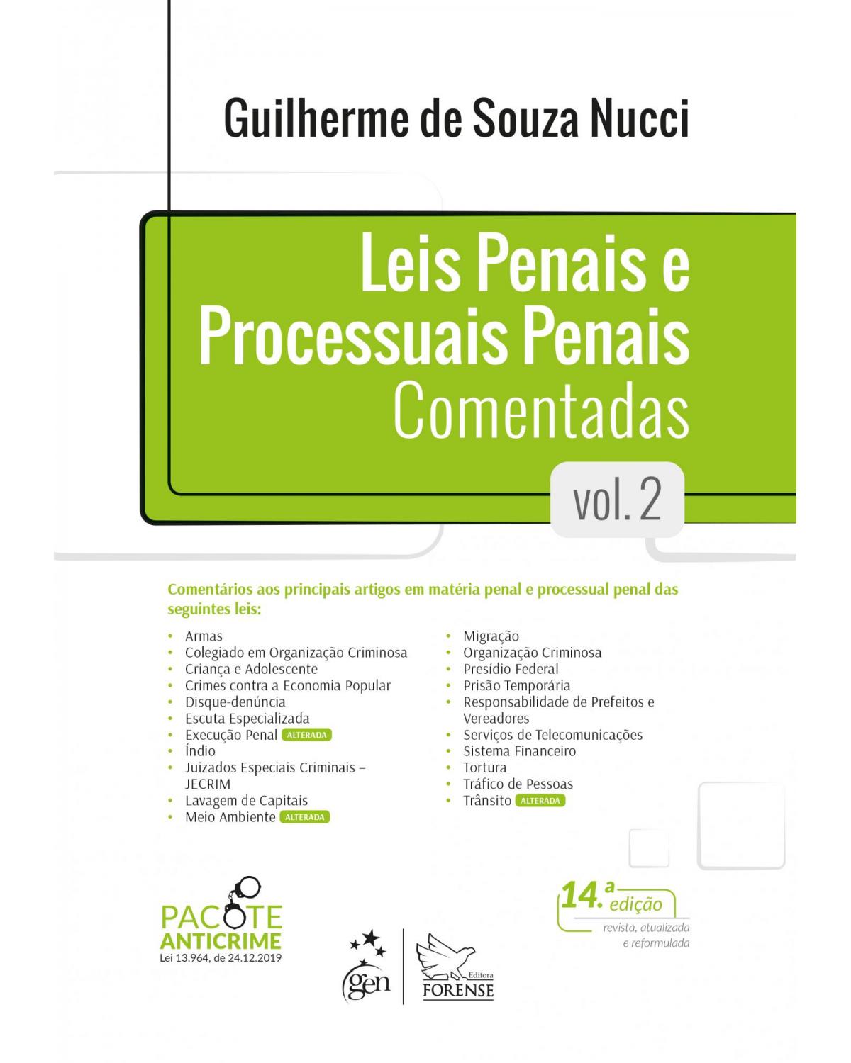 Leis penais e processuais penais comentadas - Volume 2:  - 14ª Edição | 2021