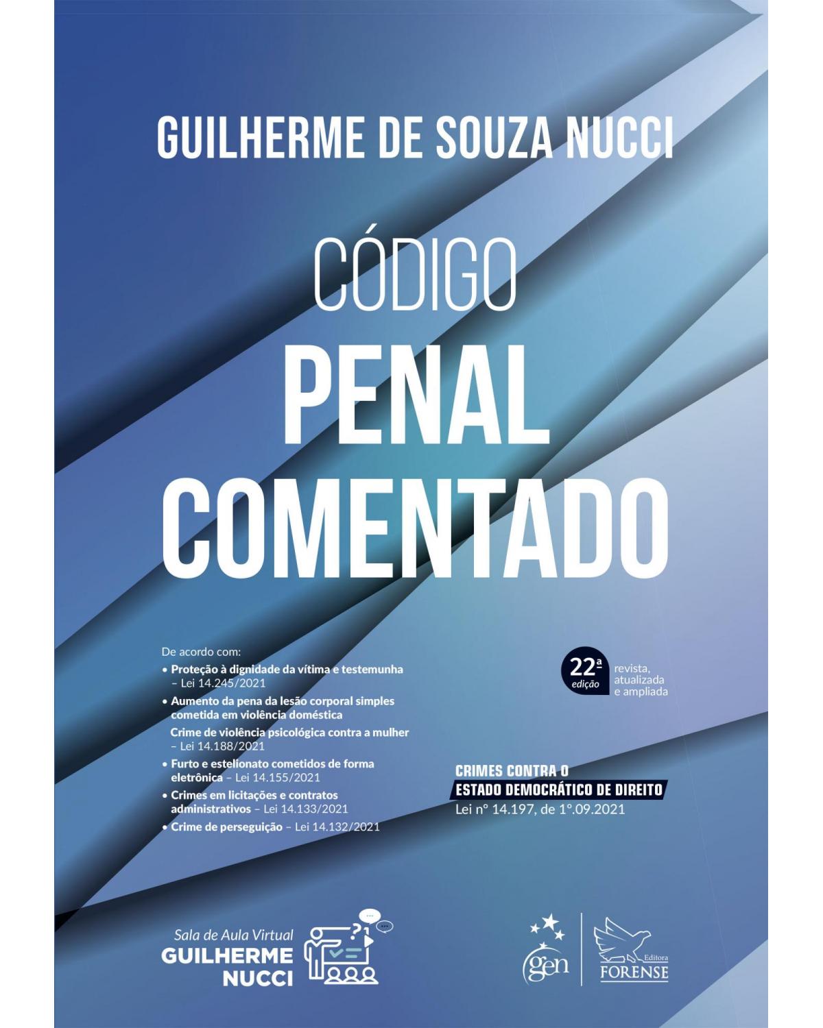 Codigo penal comentado - 22ª Edição | 2022