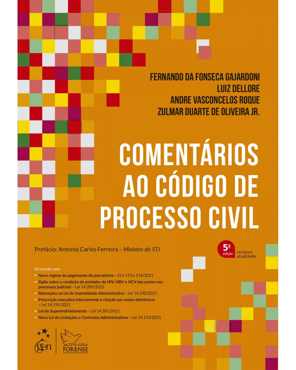 Comentários ao código de processo civil - 5ª Edição | 2022