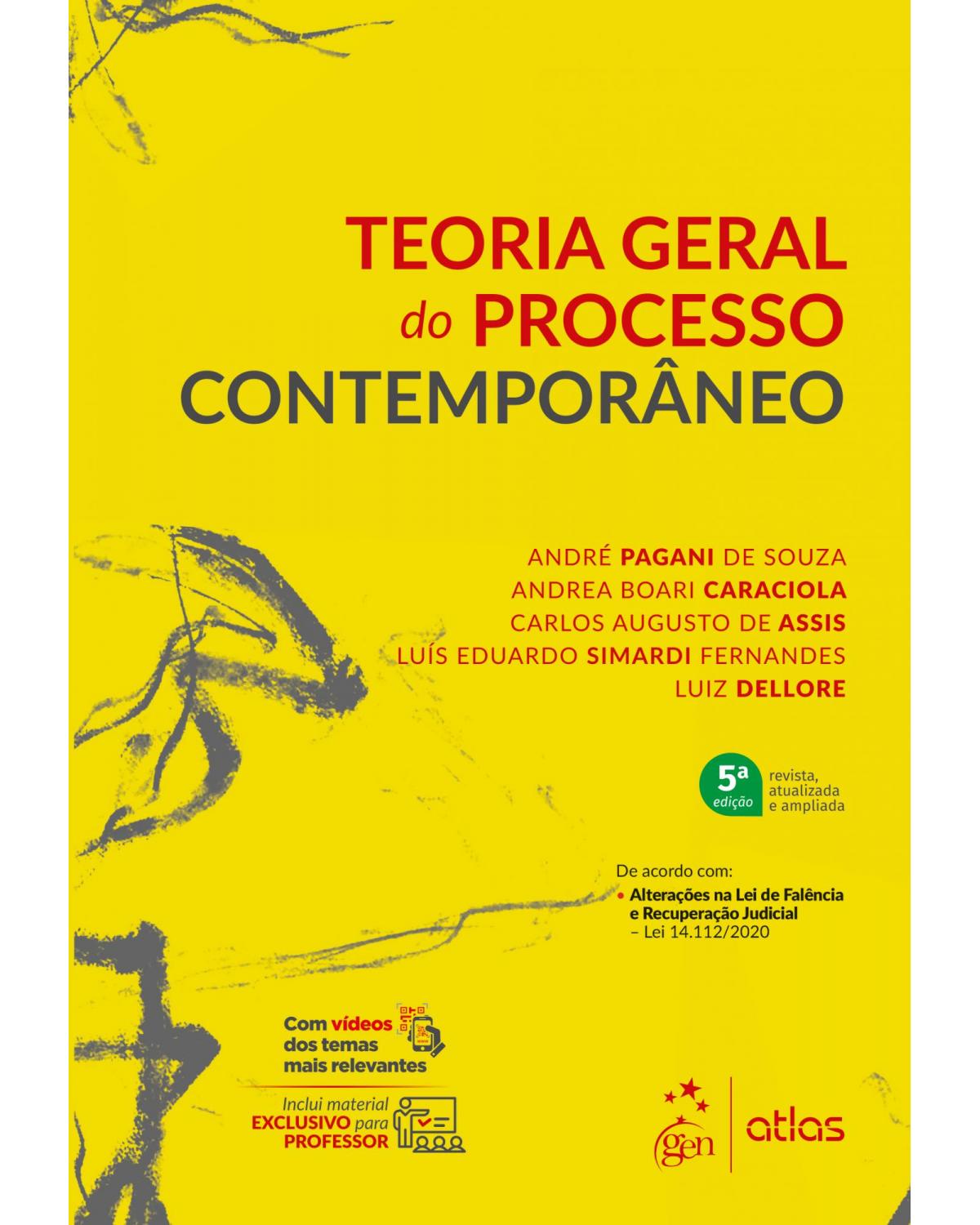 Teoria geral do processo contemporâneo - 5ª Edição | 2021