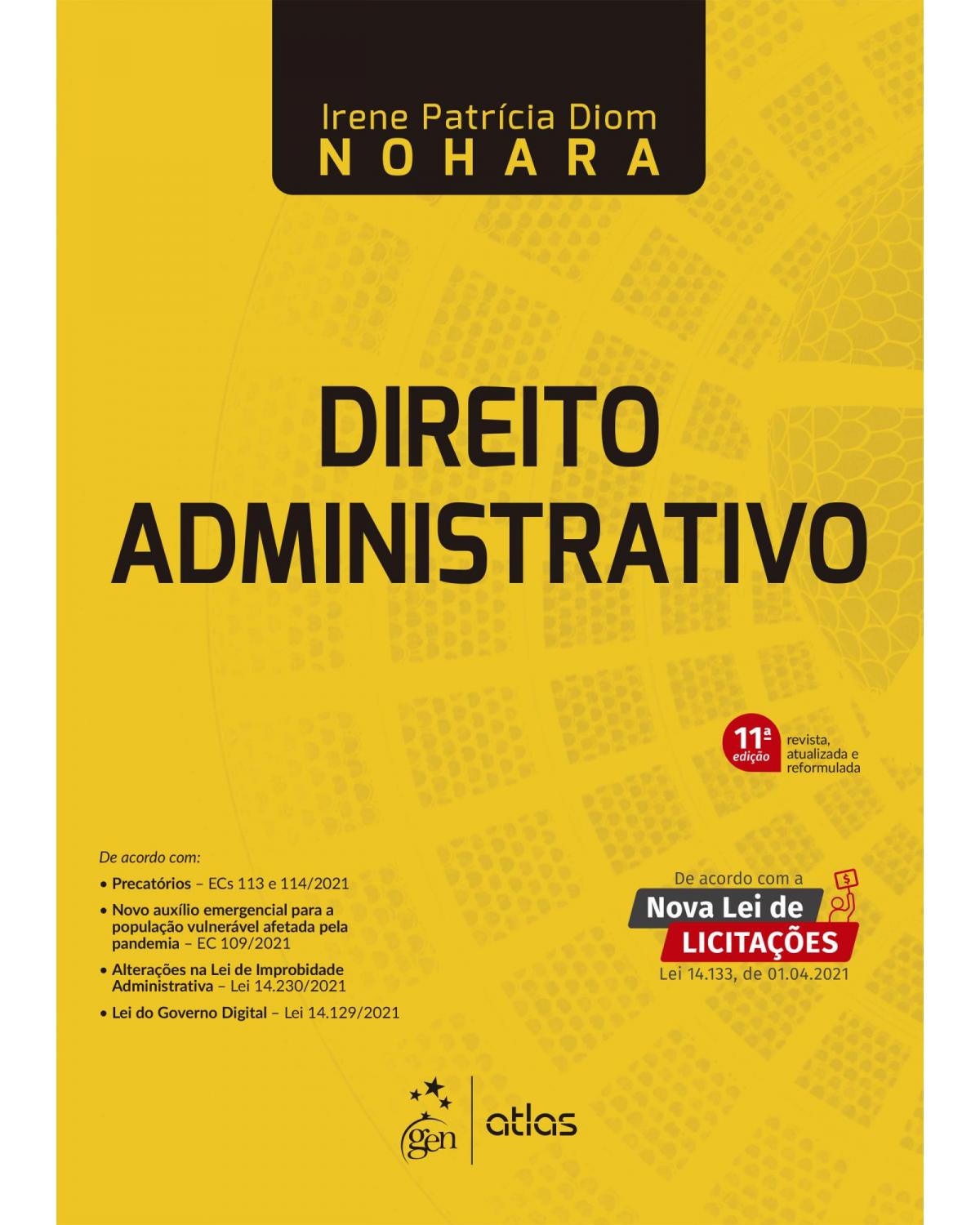 Direito administrativo - 11ª Edição | 2022