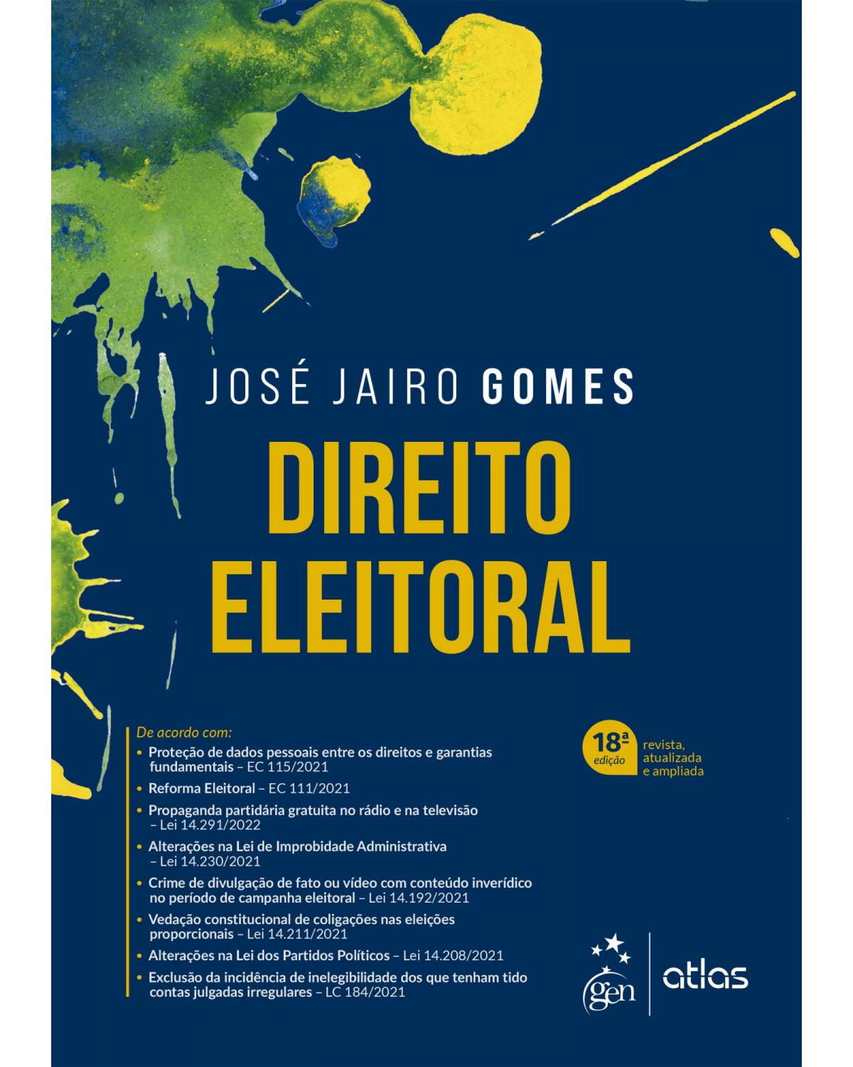 Direito eleitoral - 18ª Edição | 2022