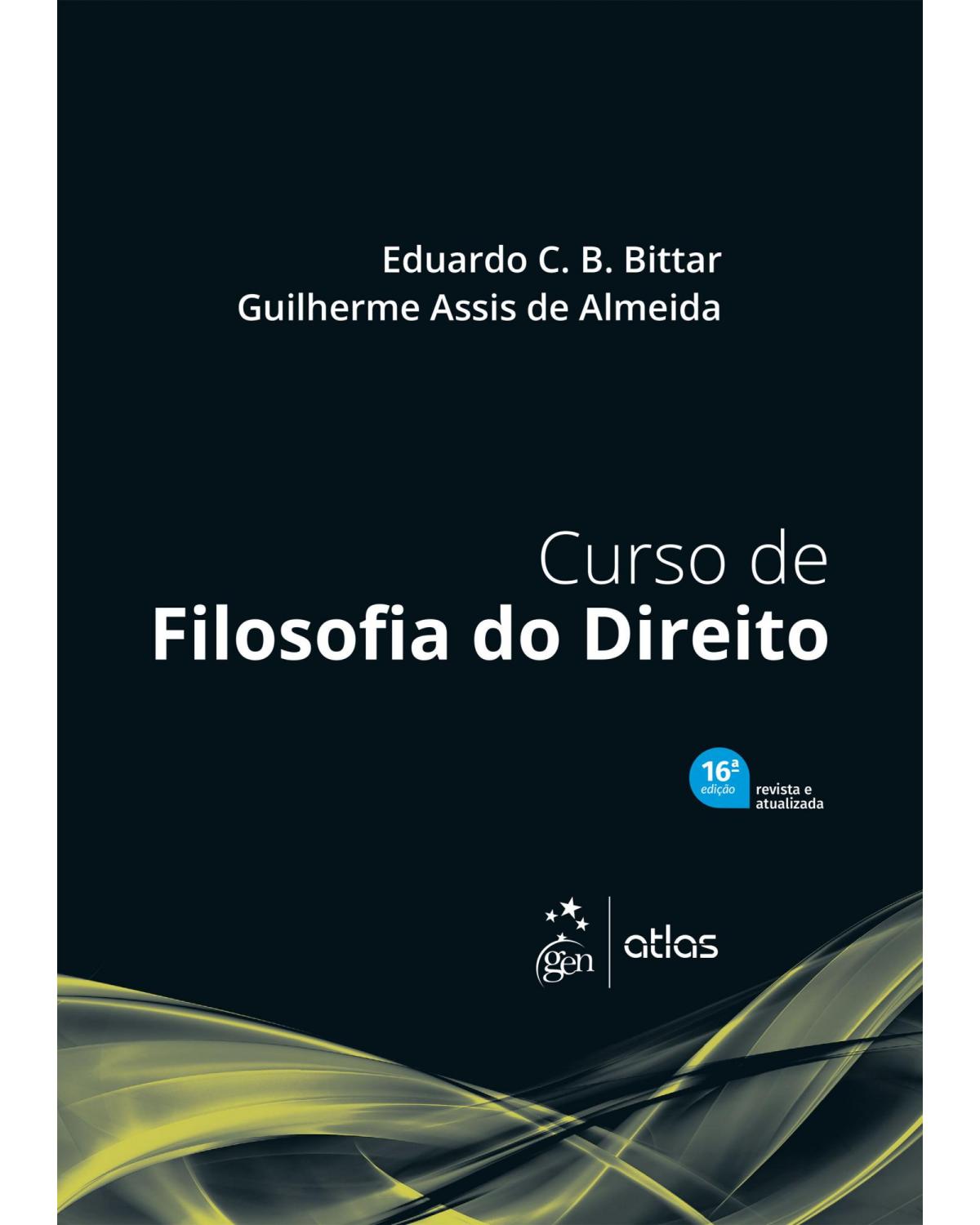 Curso de filosofia do direito - 16ª Edição | 2022