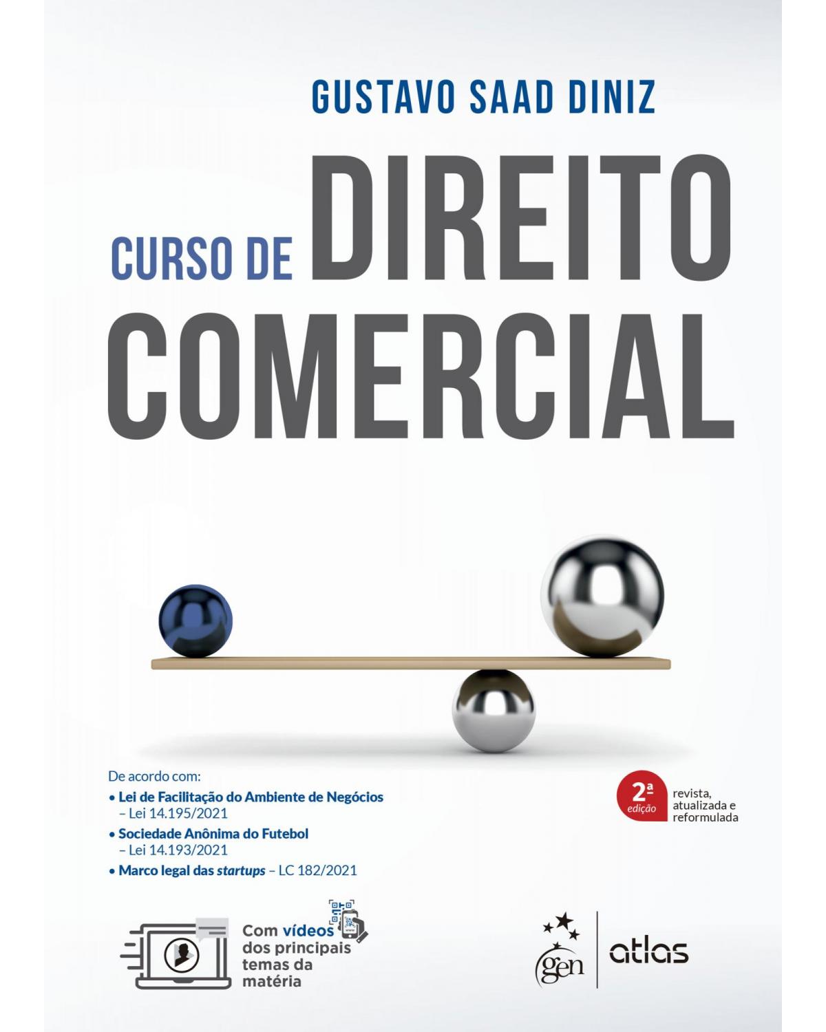 Curso de direito comercial - 2ª Edição | 2022