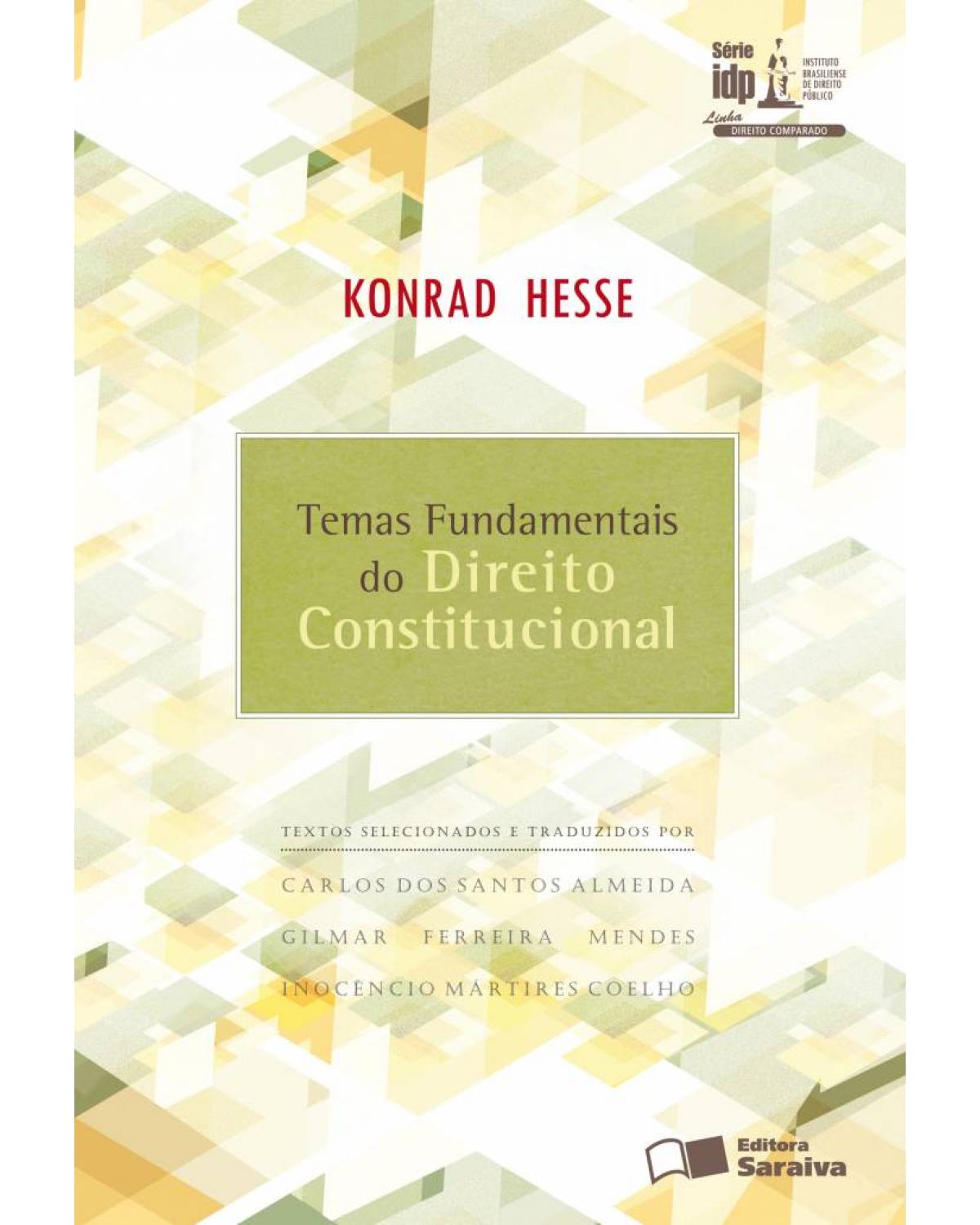 Temas fundamentais do direito constitucional - 1ª Edição | 2009