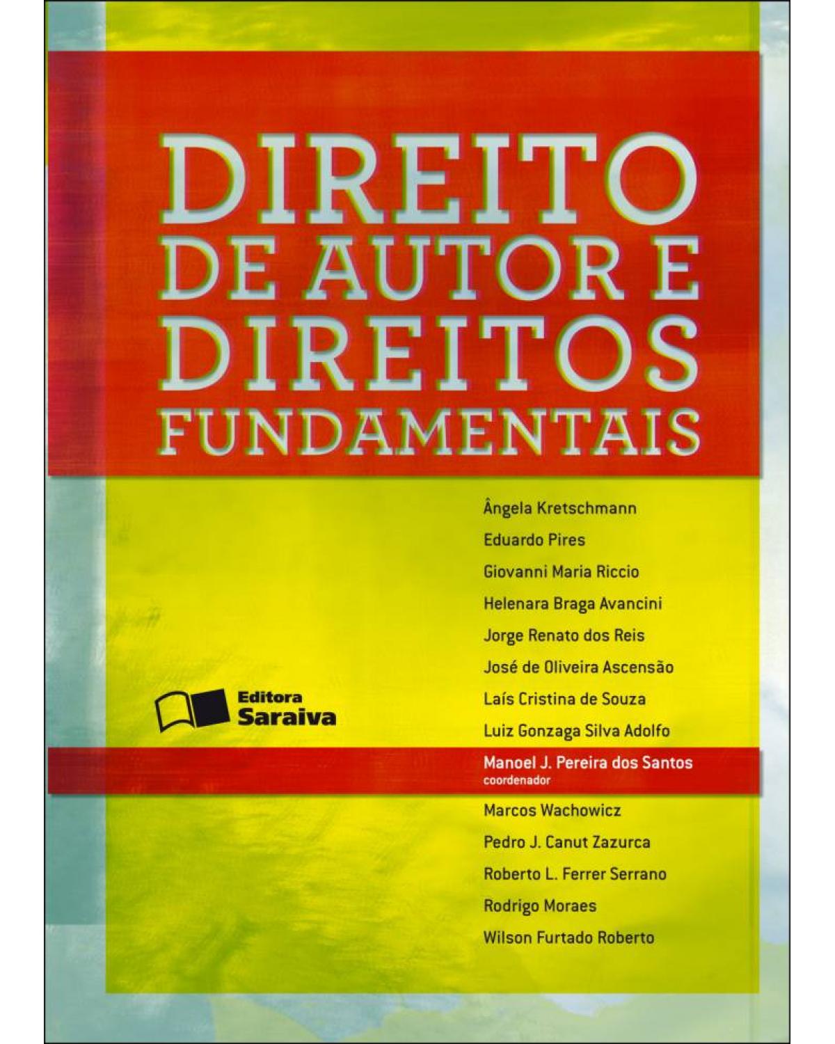 Direito de autor e direitos fundamentais - 1ª Edição | 2011