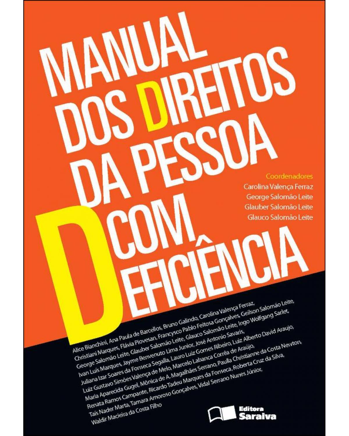 Manual dos direitos da pessoa com deficiência - 1ª Edição | 2012