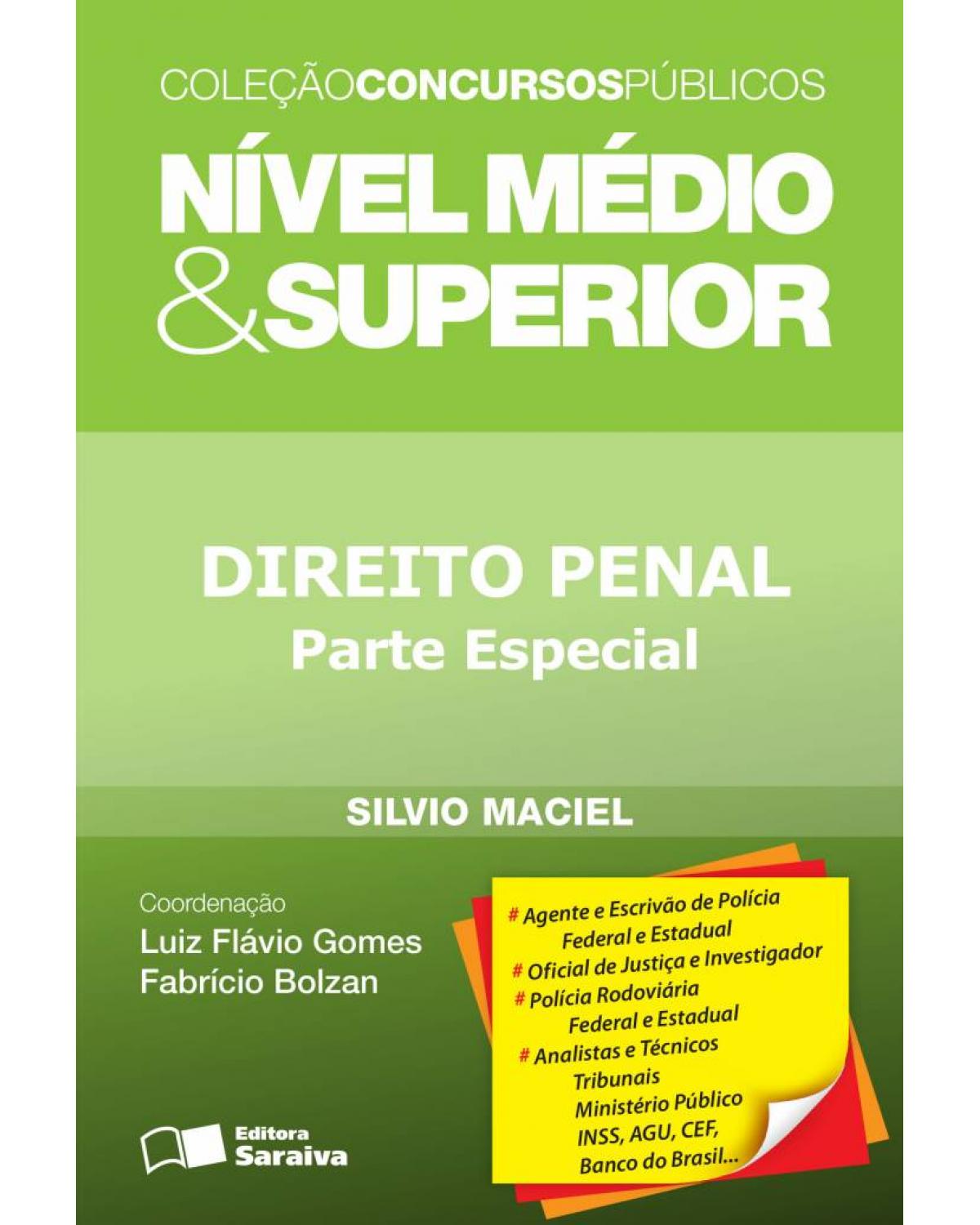 Direito penal - parte especial - 1ª Edição | 2013