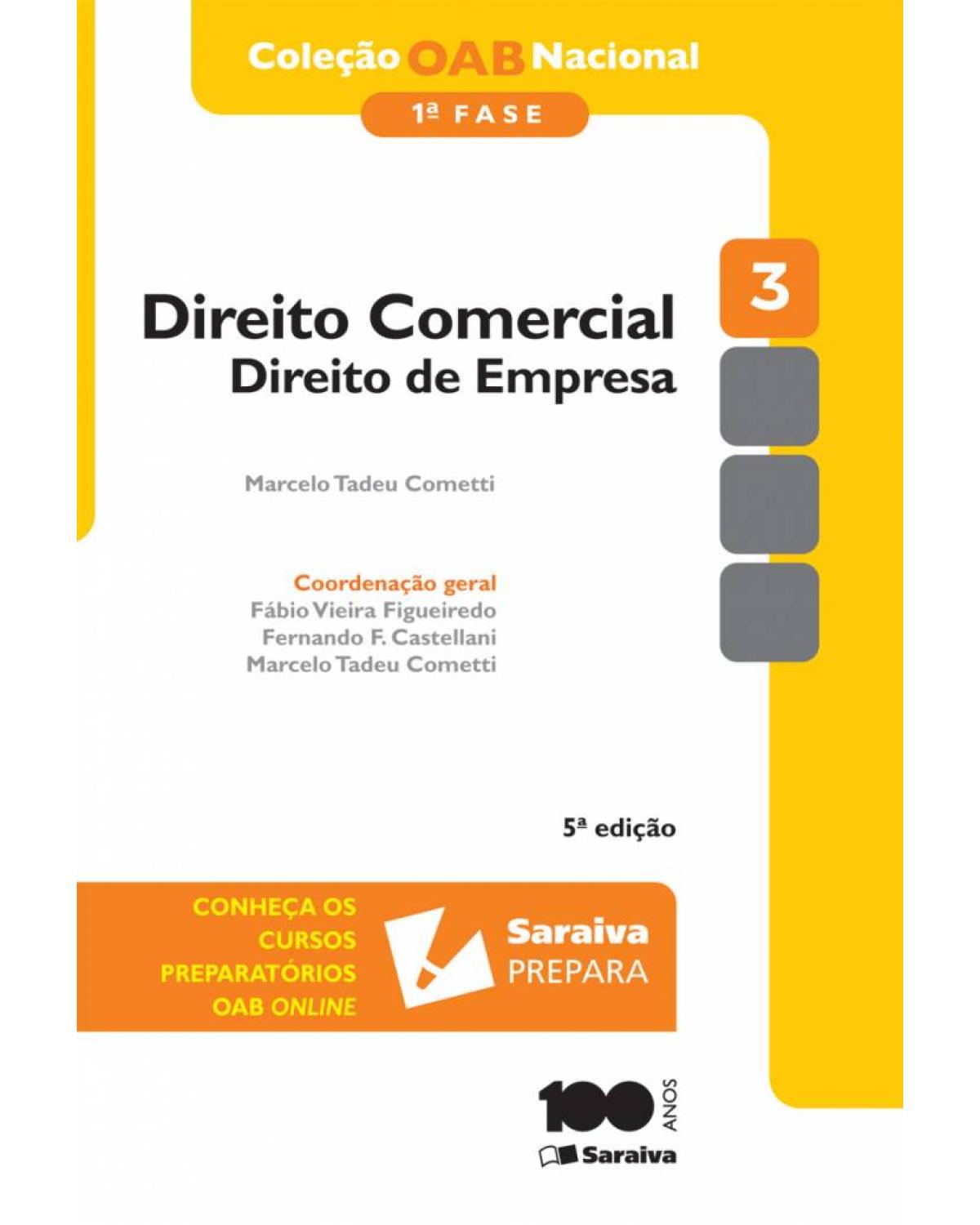 Direito comercial - direito de empresa - col oab nacional 1ª fase - 5ª Edição | 2014