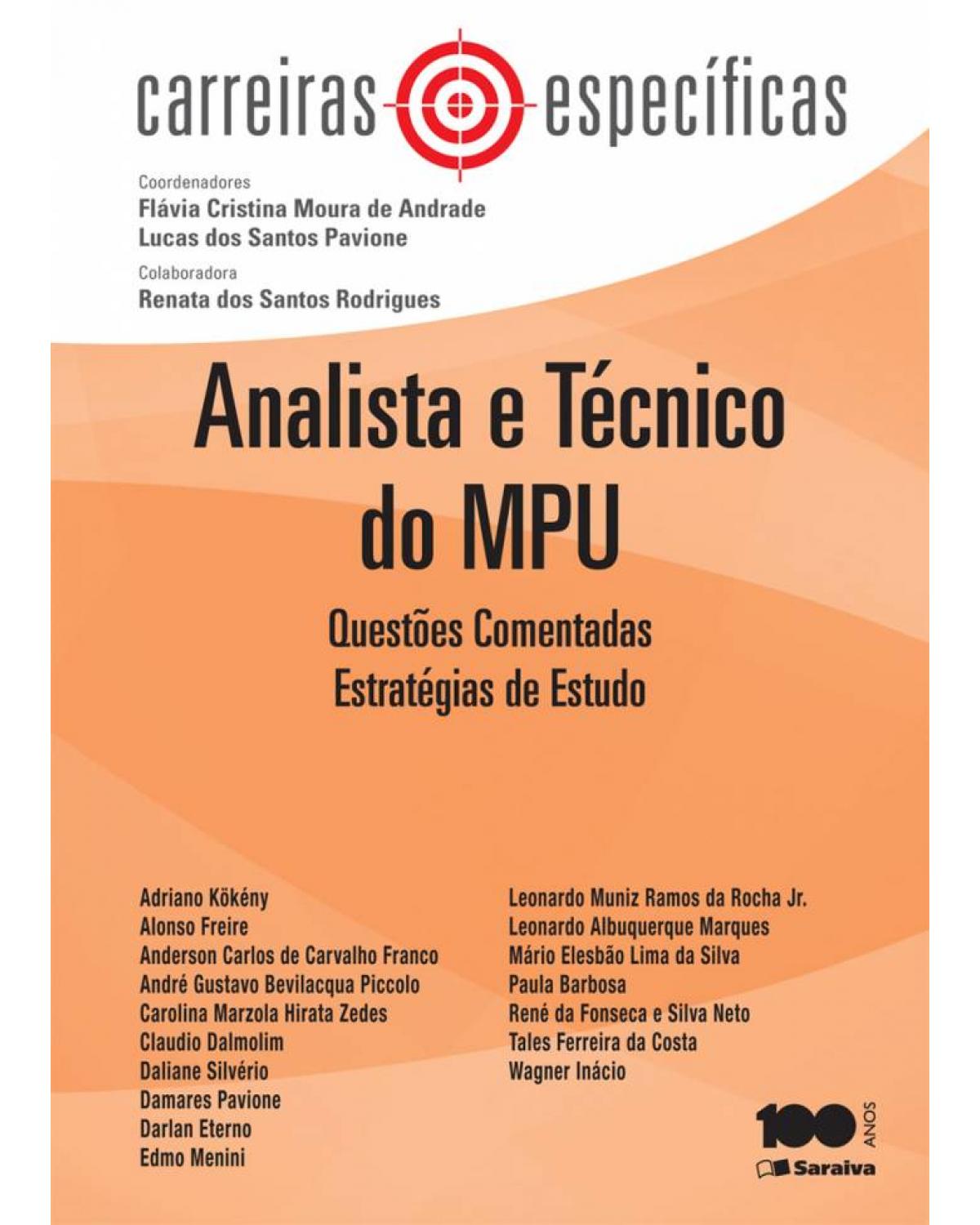 Analista e técnico do MPU - questões comentadas - Estratégias de estudo - 1ª Edição | 2014