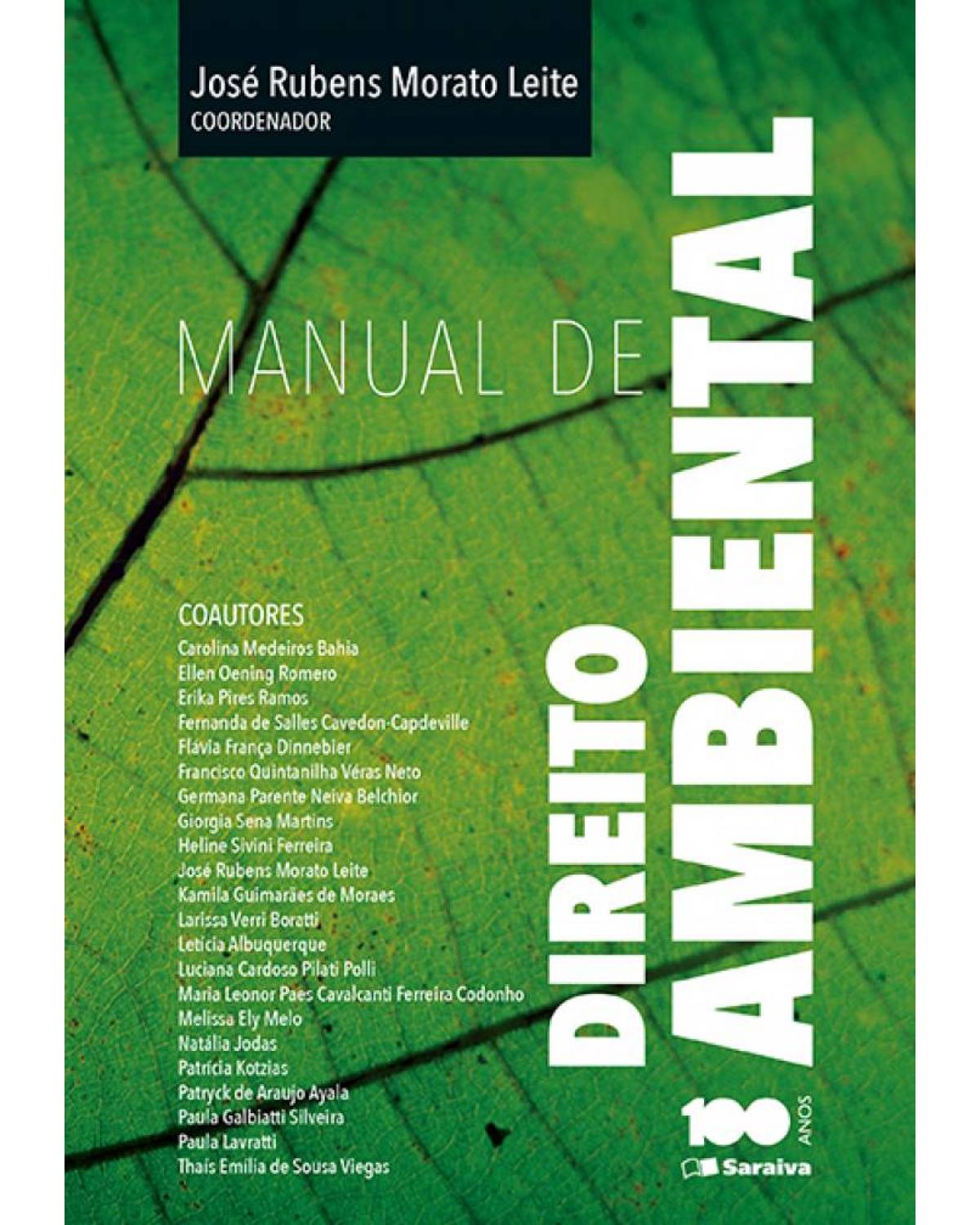 Manual de direito ambiental - 1ª Edição | 2015