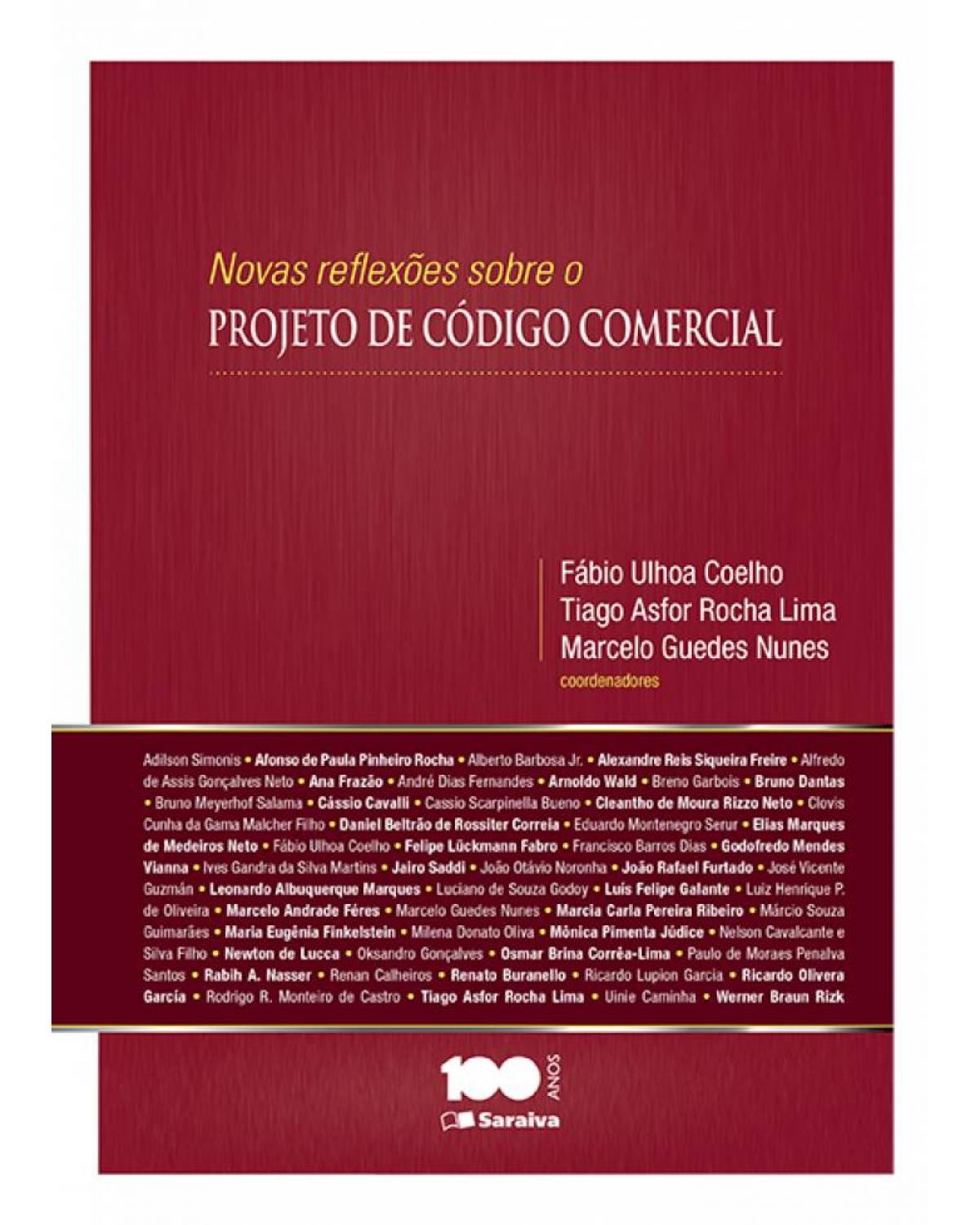 Novas reflexões sobre o projeto de código comercial - 1ª Edição | 2015