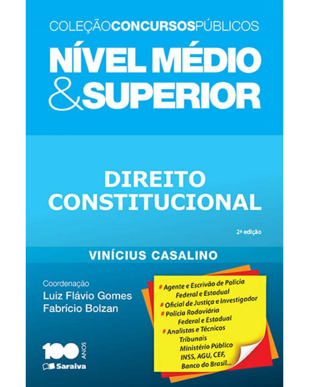 Direito constitucional - 2ª Edição | 2015