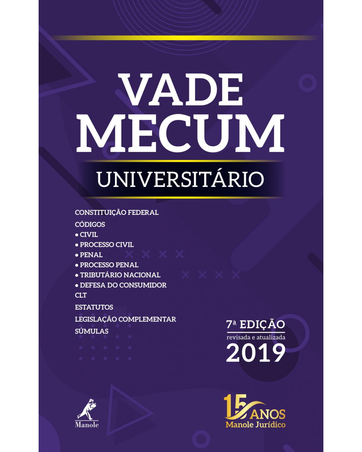 Vade mecum universitário - 7ª Edição | 2019