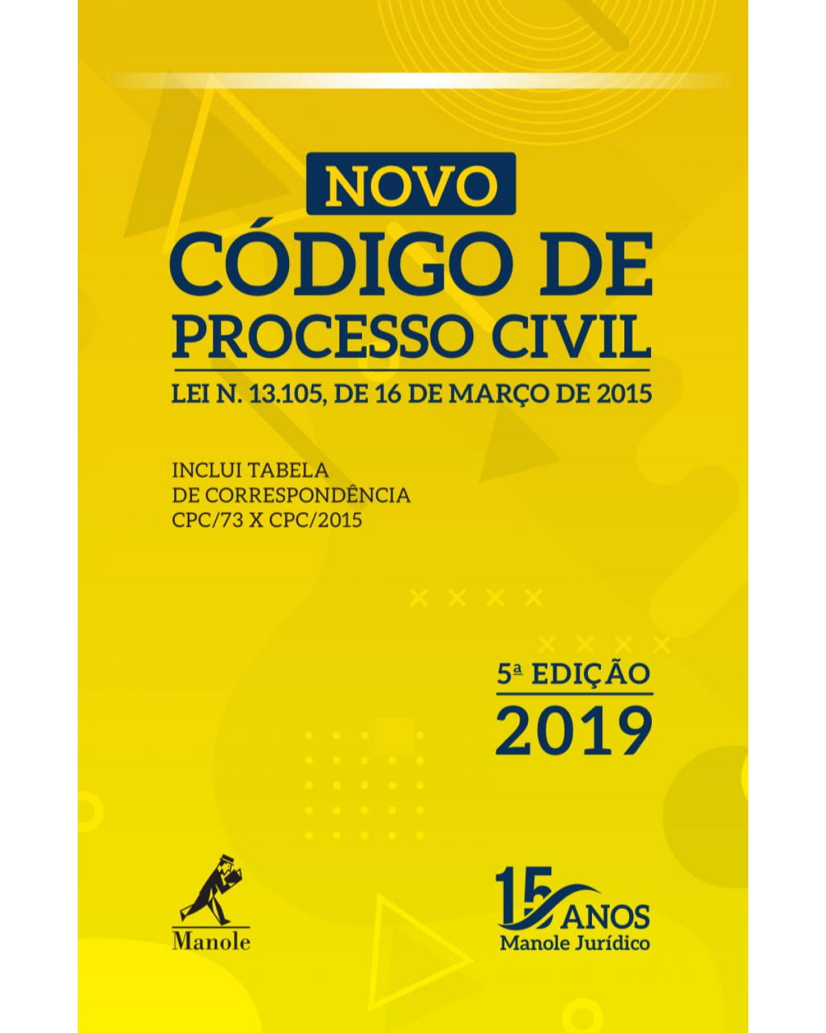 Novo código de processo civil - 5ª Edição | 2019