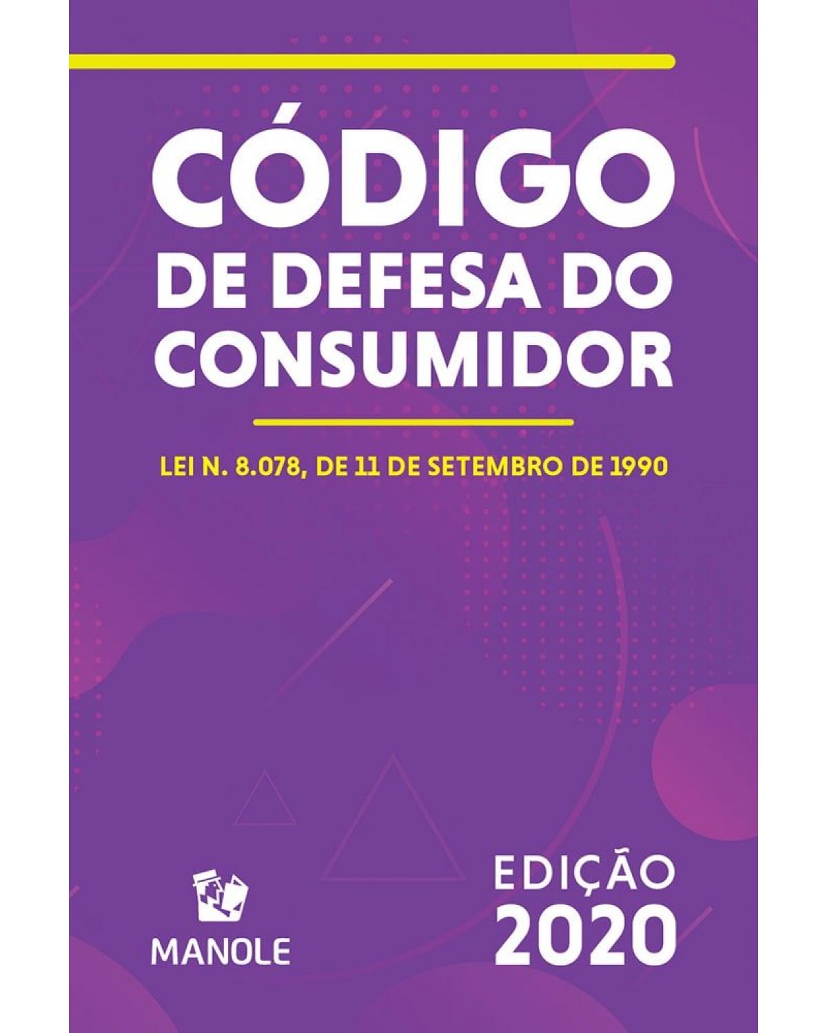 Código de defesa do consumidor - 10ª Edição | 2020