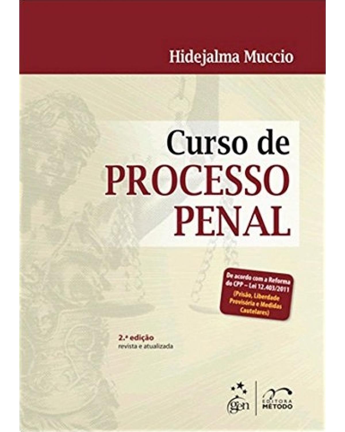 Curso de processo penal - 2ª Edição | 2011