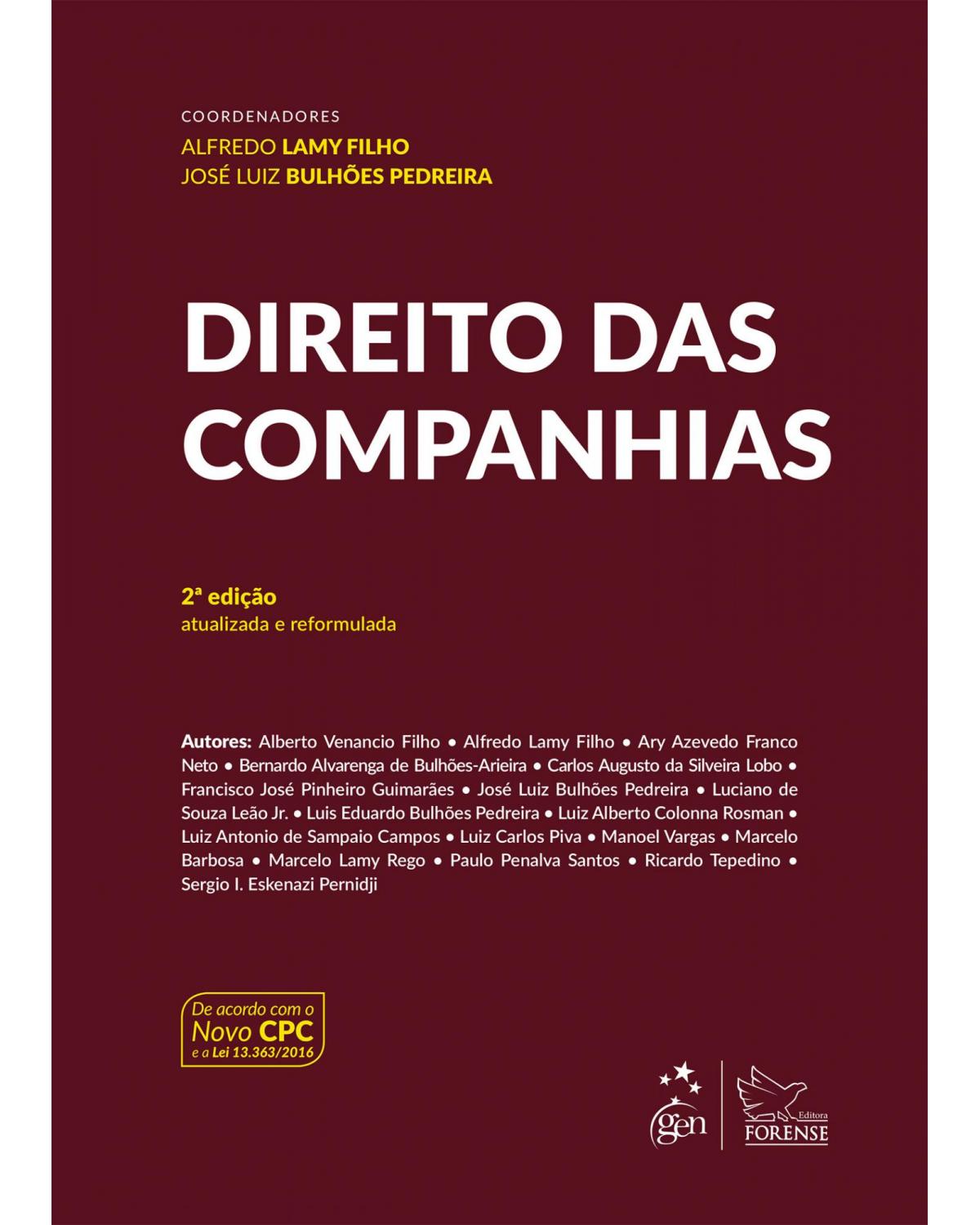 Direito das companhias - 2ª Edição | 2017