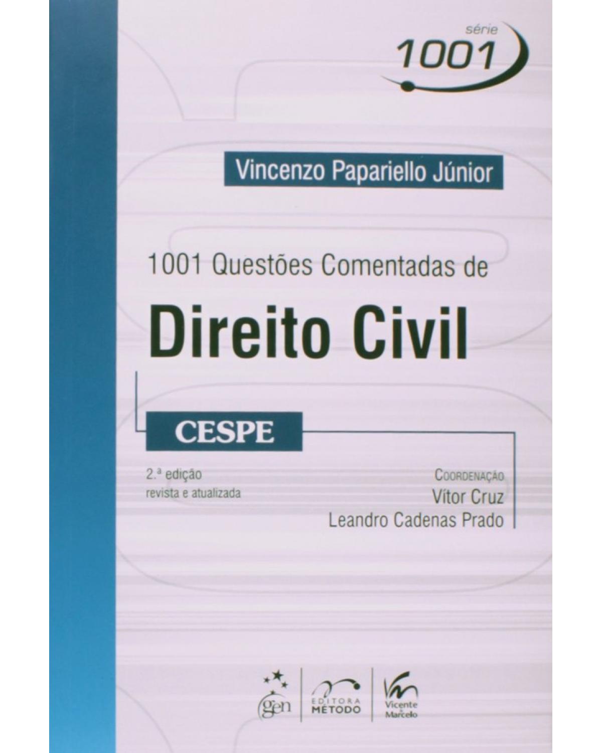 1001 questões comentadas de direito civil - CESPE - 2ª Edição | 2014