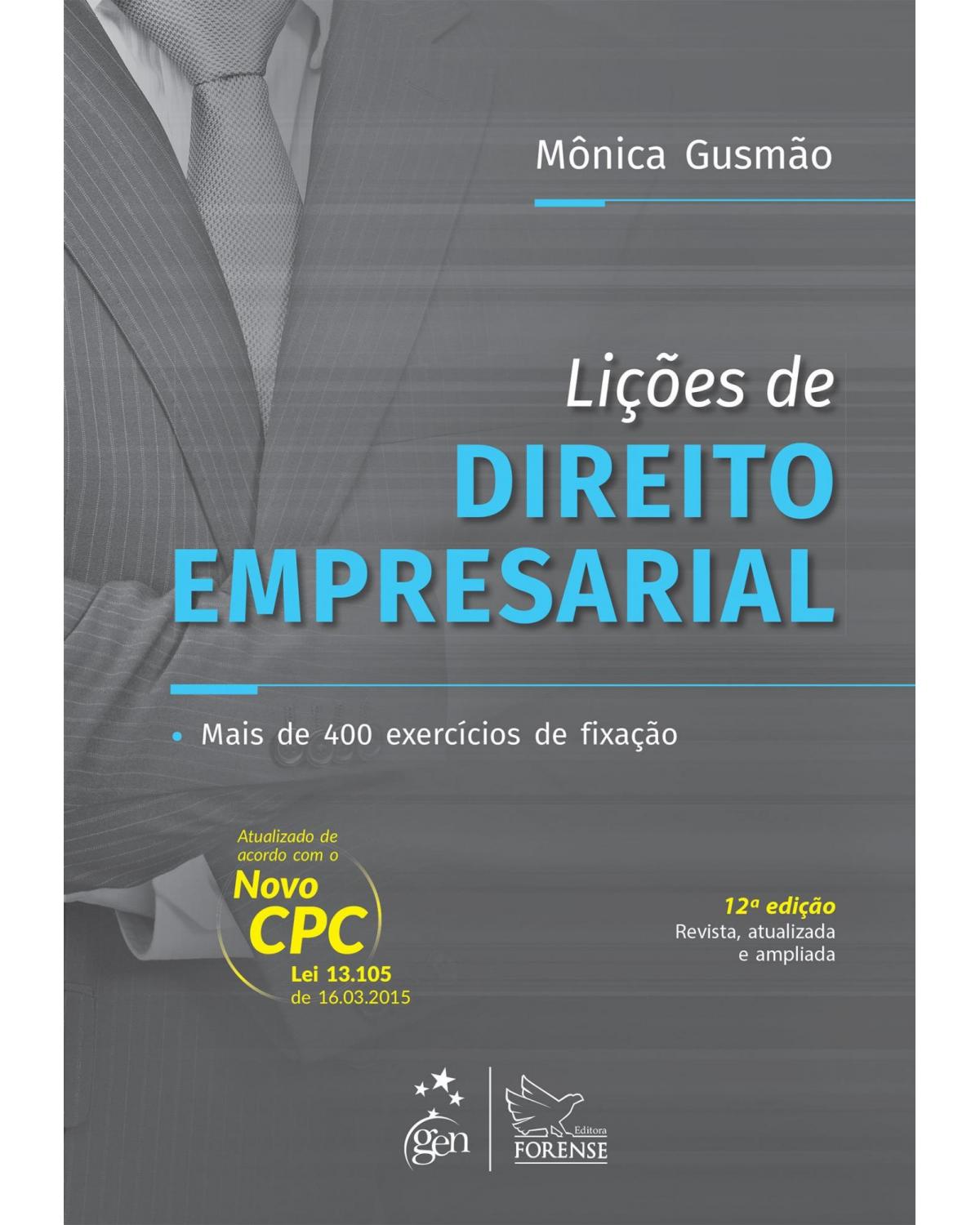 Lições de direito empresarial - 12ª Edição | 2015