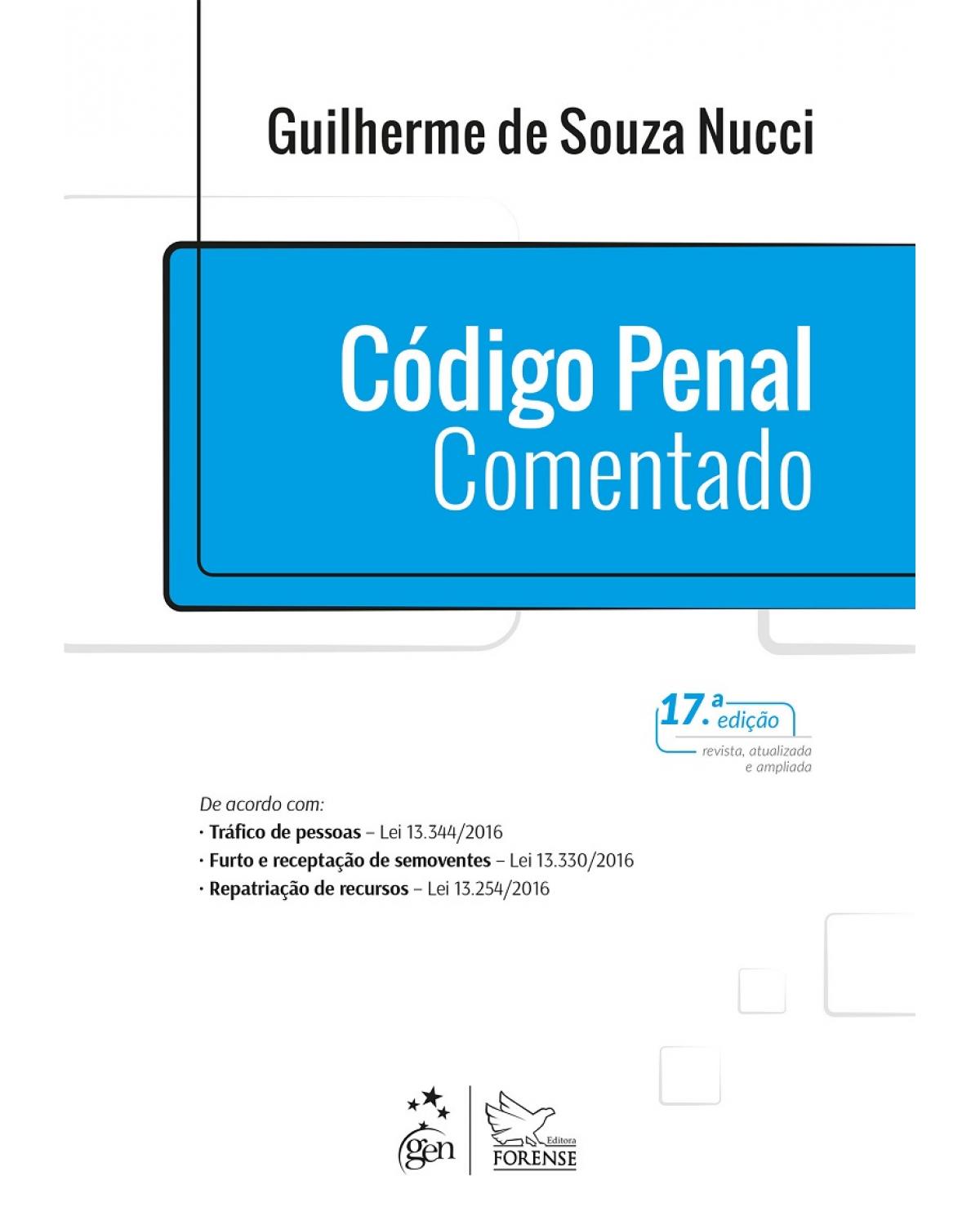 Código penal comentado - 17ª Edição | 2017