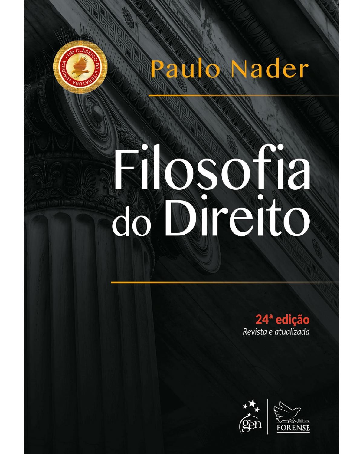 Filosofia do direito - 24ª Edição | 2017