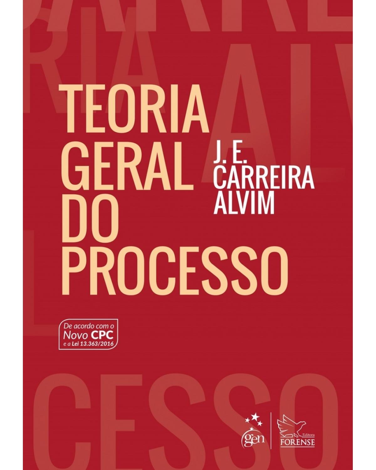 Teoria geral do processo - 20ª Edição | 2017